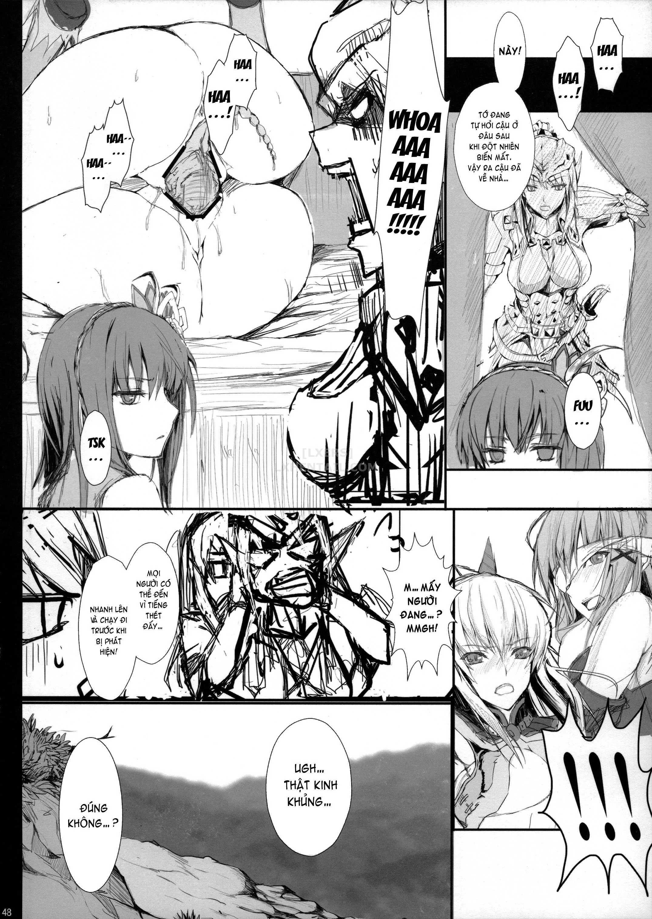 HentaiVN.net - Ảnh 50 - Monhan no Erohon - Series (Monster Hunter) - Chap 14