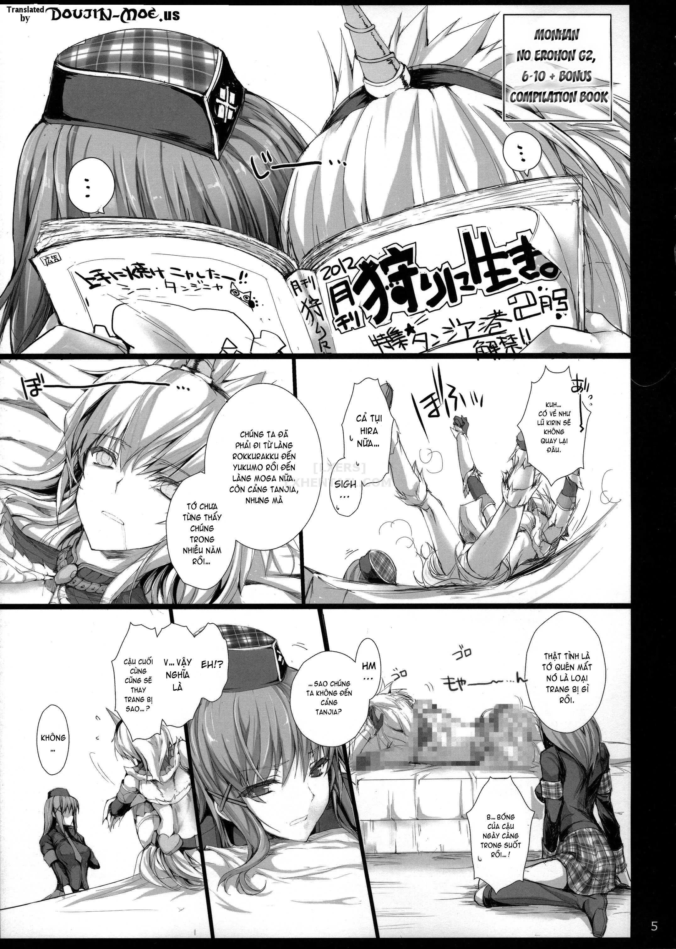 HentaiVN.net - Ảnh 8 - Monhan no Erohon - Series (Monster Hunter) - Chap 14
