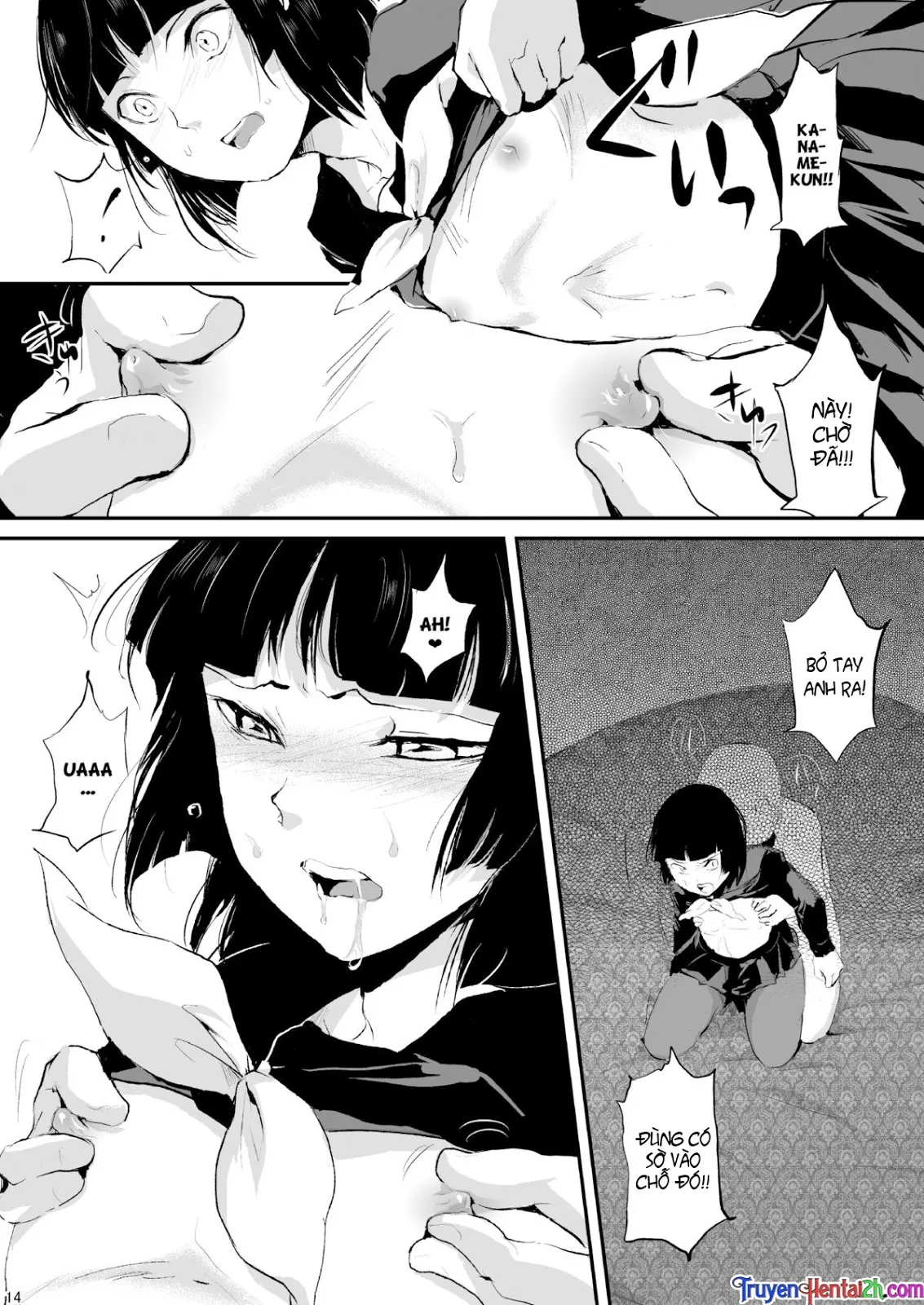 HentaiVN.net - Ảnh 14 - Kaname [Yadokugaeru] - Chap 1 (Neko Nguyen)
