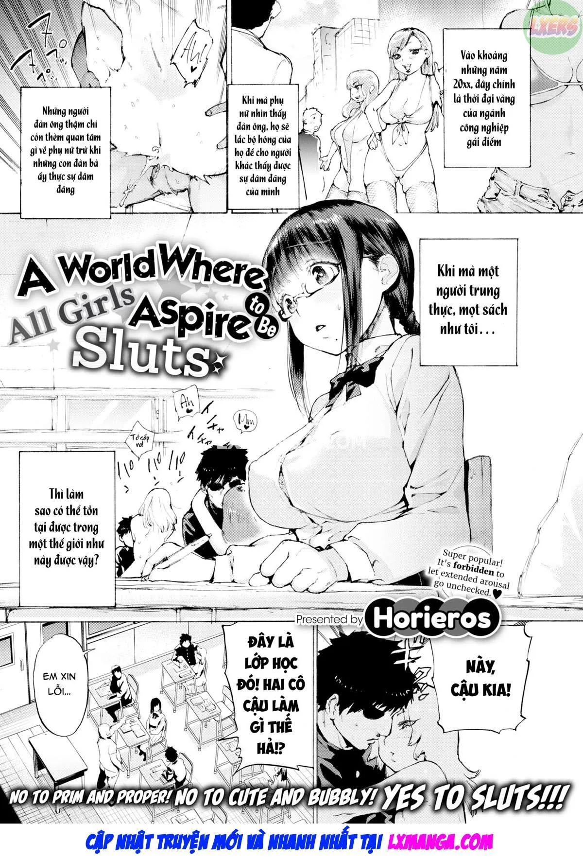 HentaiVN.net - Ảnh 2 - Bitch ni Zen Joshi ga Akogareru Sekai - Oneshot