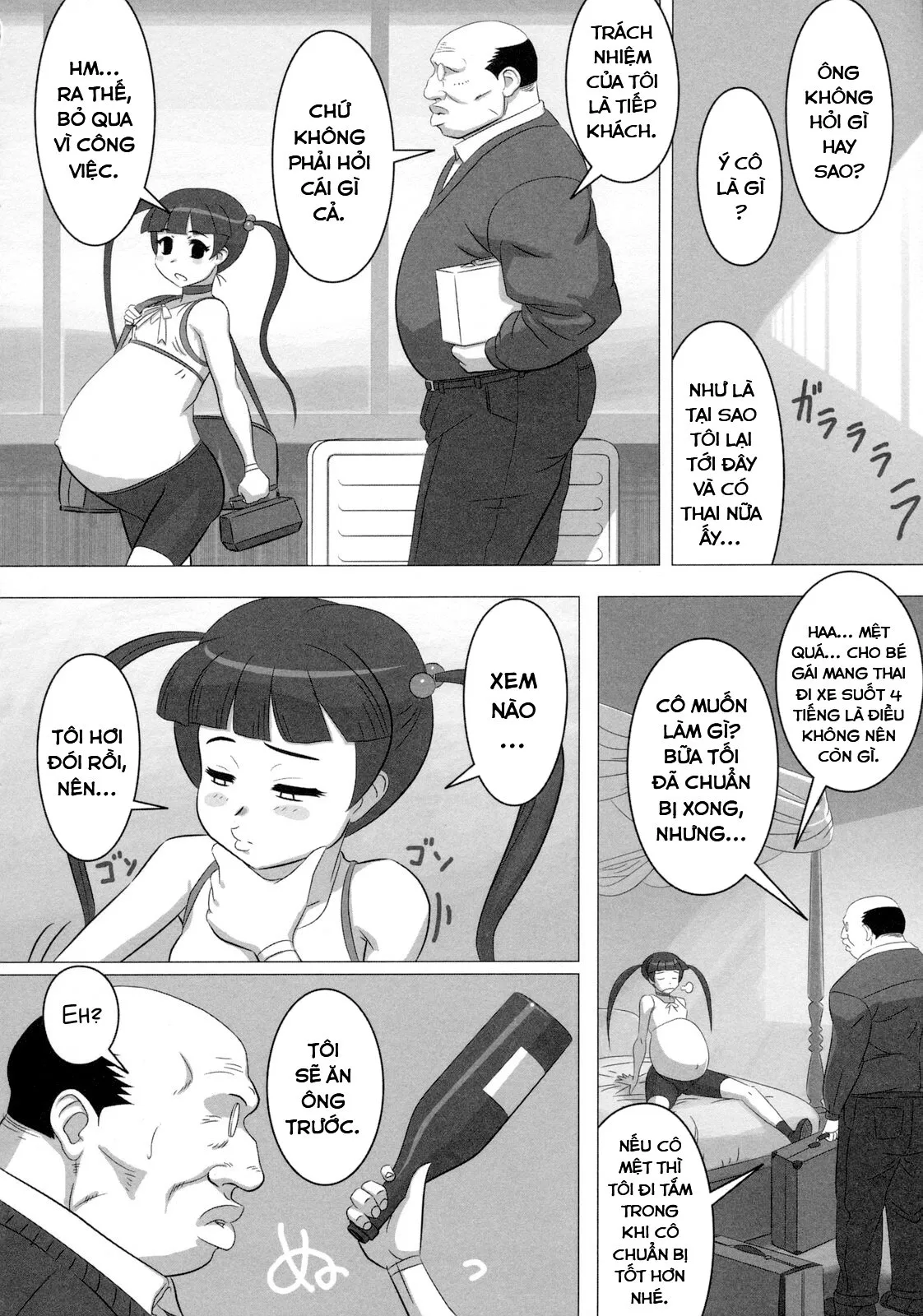 HentaiVN.net - Ảnh 6 - Kyoubou Ninshin Monster VS Houkei Chuunen [Brutal pregnant monster vs phimosed geezer] - Oneshot