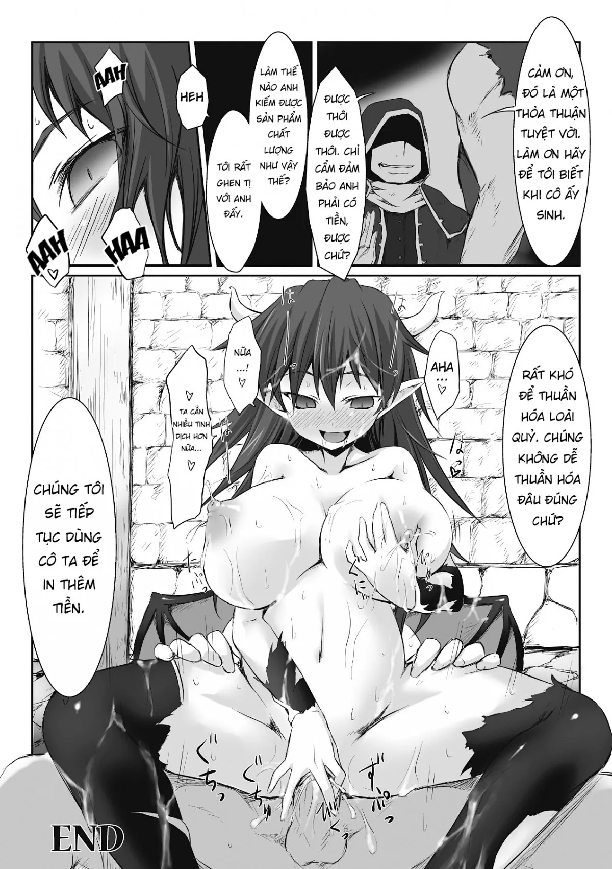 HentaiVN.net - Ảnh 18 - Mou Ochiru shika nai [Daemon Girl Hunt] - Oneshot