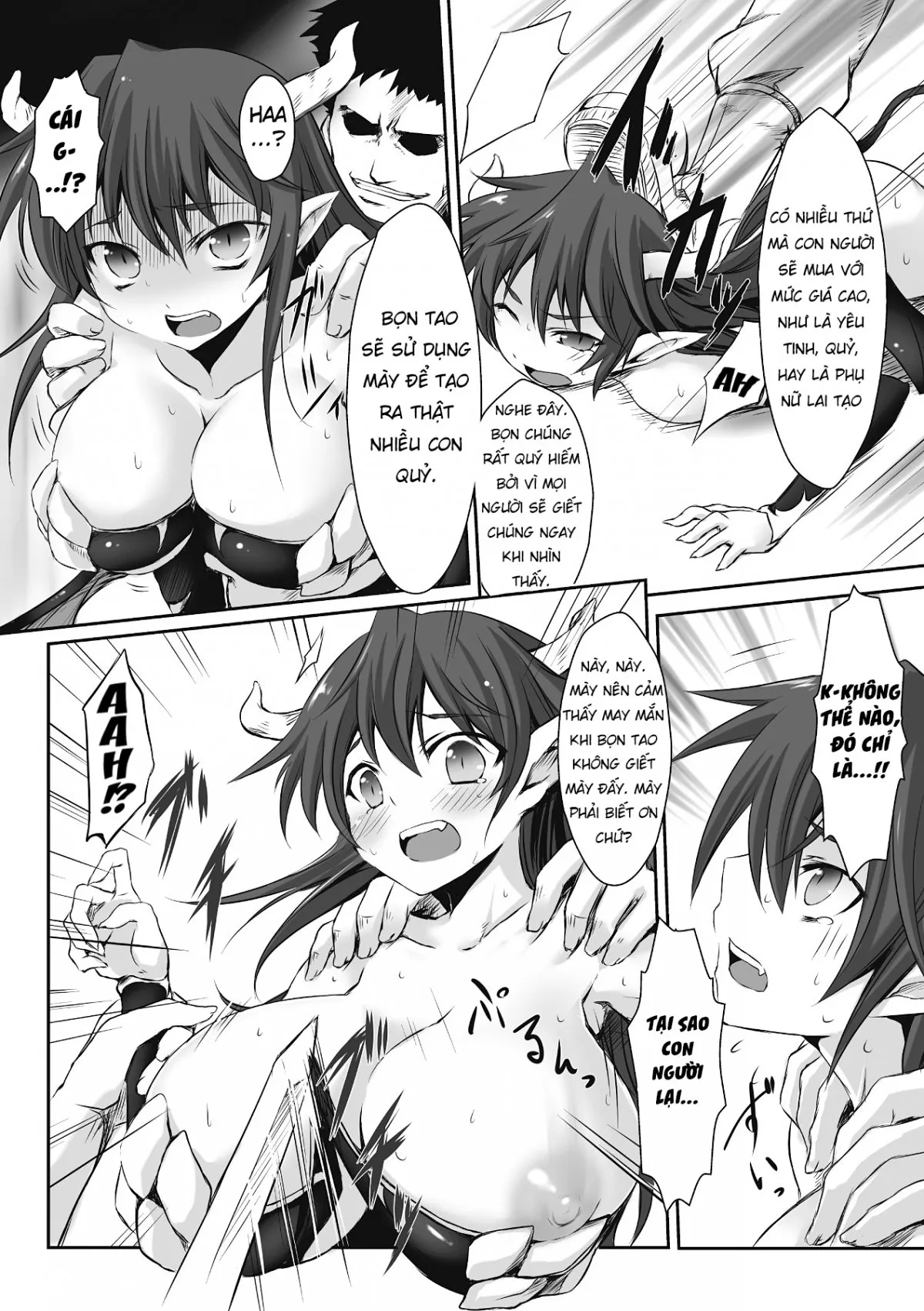 HentaiVN.net - Ảnh 6 - Mou Ochiru shika nai [Daemon Girl Hunt] - Oneshot
