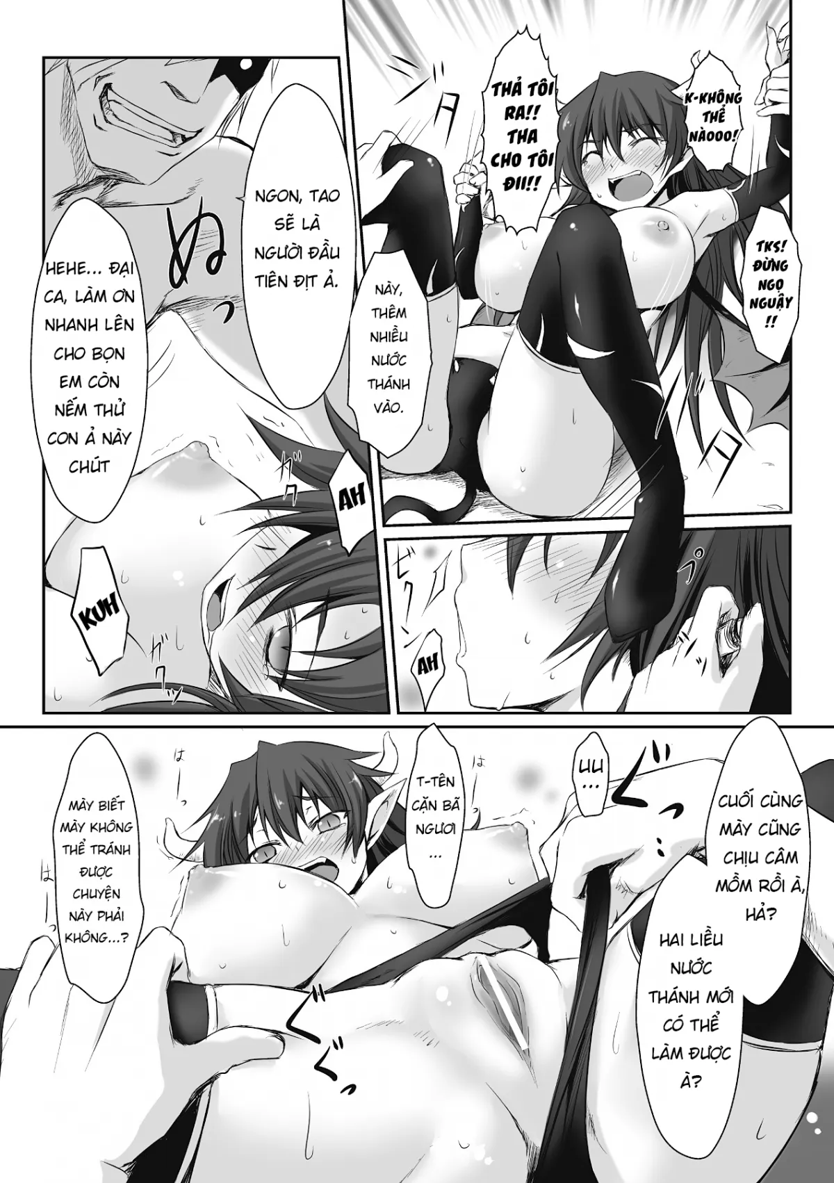 HentaiVN.net - Ảnh 7 - Mou Ochiru shika nai [Daemon Girl Hunt] - Oneshot