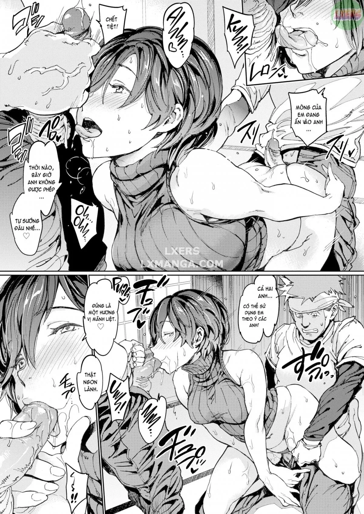 HentaiVN.net - Ảnh 13 - Sự hiếu khách của vợ - Oneshot