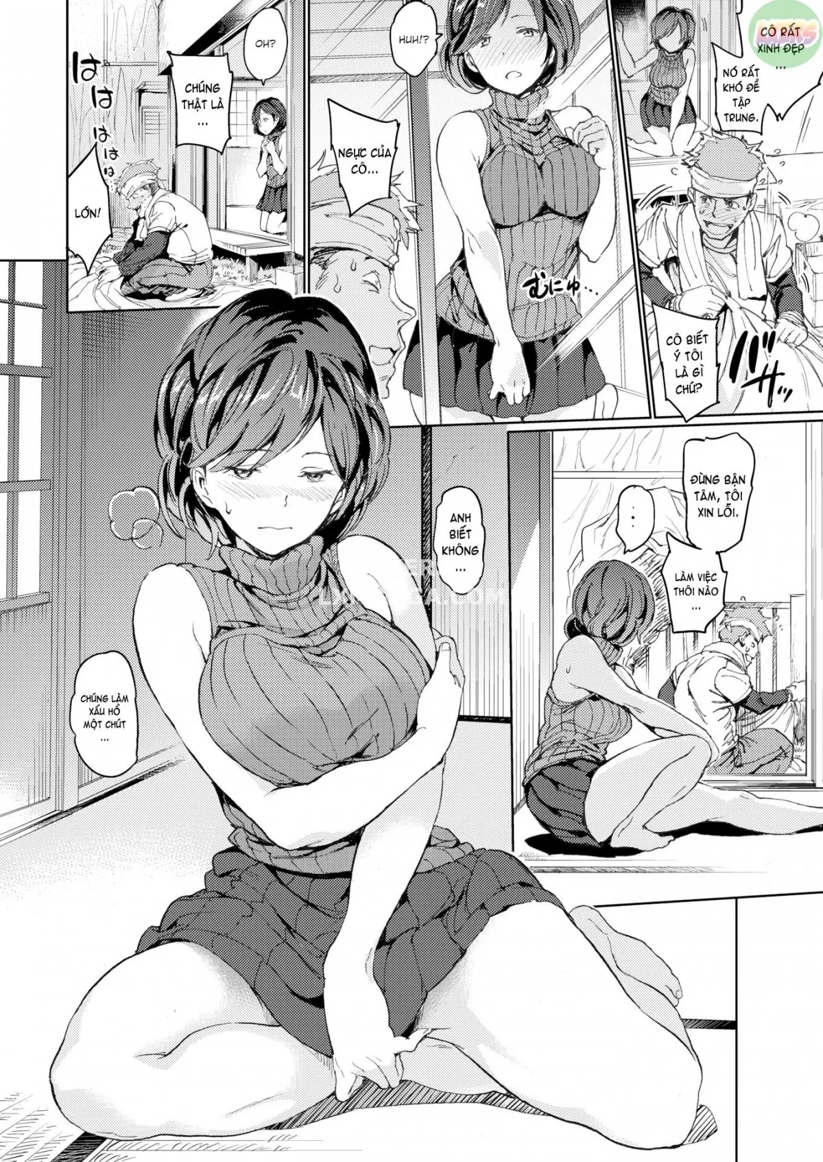 HentaiVN.net - Ảnh 4 - Sự hiếu khách của vợ - Oneshot