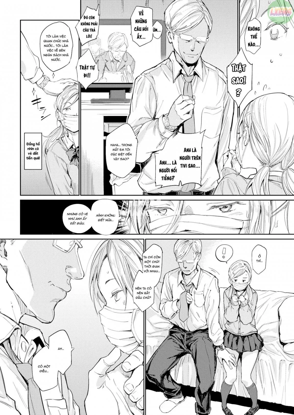 HentaiVN.net - Ảnh 3 - Hajimete no Ojisan - Oneshot