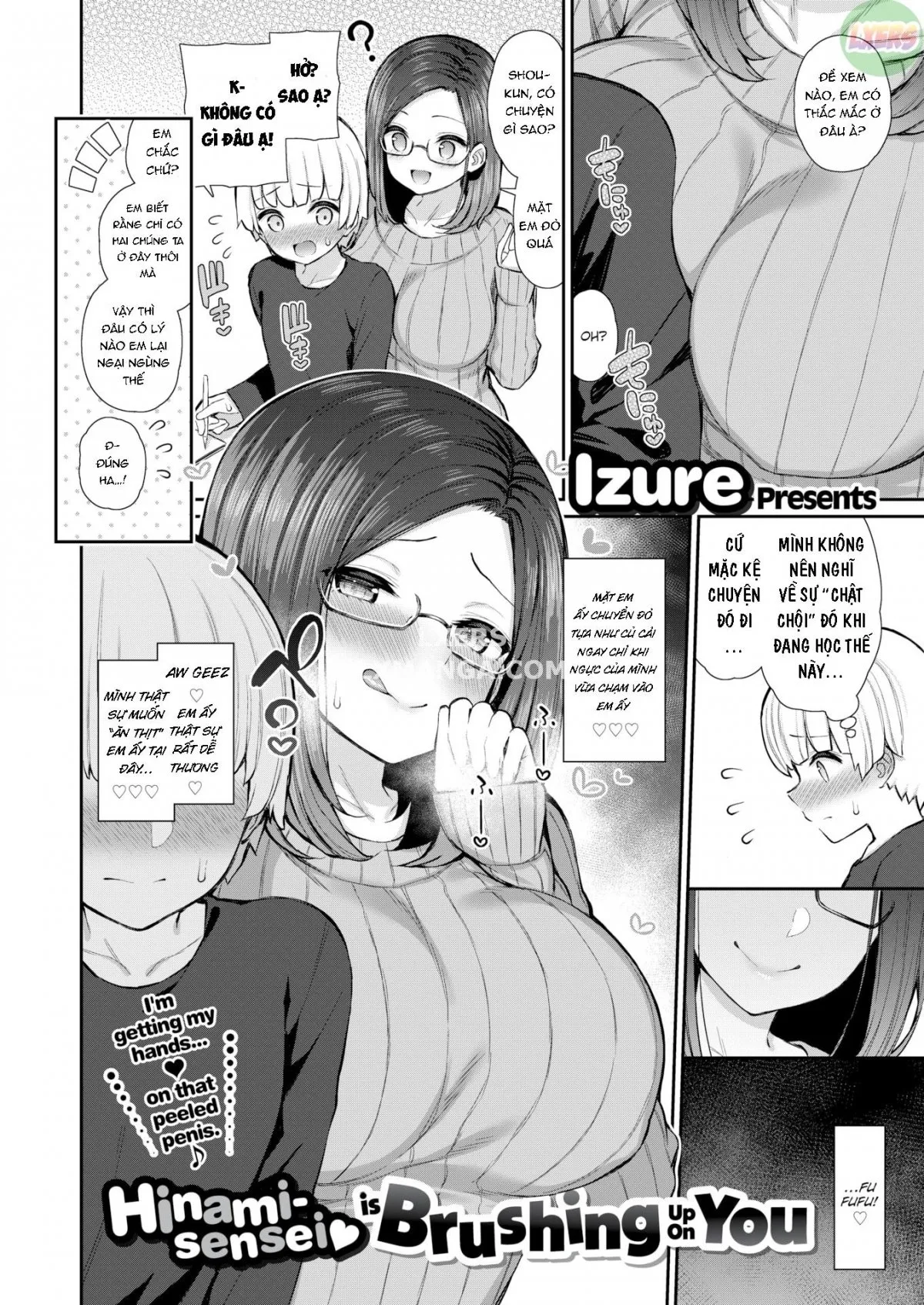 HentaiVN.net - Ảnh 2 - Ateteimasu ♥ Hinami Sensei - Oneshot