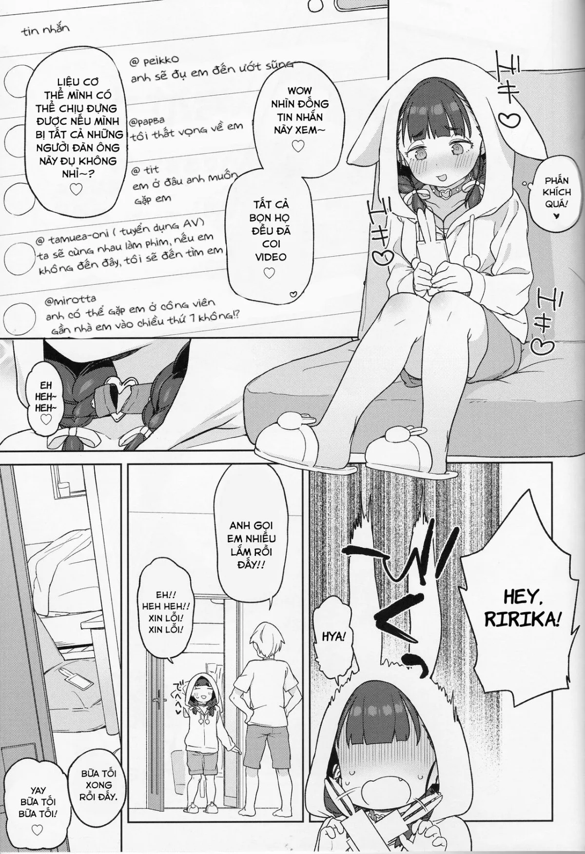 HentaiVN.net - Ảnh 22 - Pocchari Joji wa Aisareru yori mo Ijimeraretai [Chubby Little Girls Would Rather be Bullied than Loved] - Oneshot