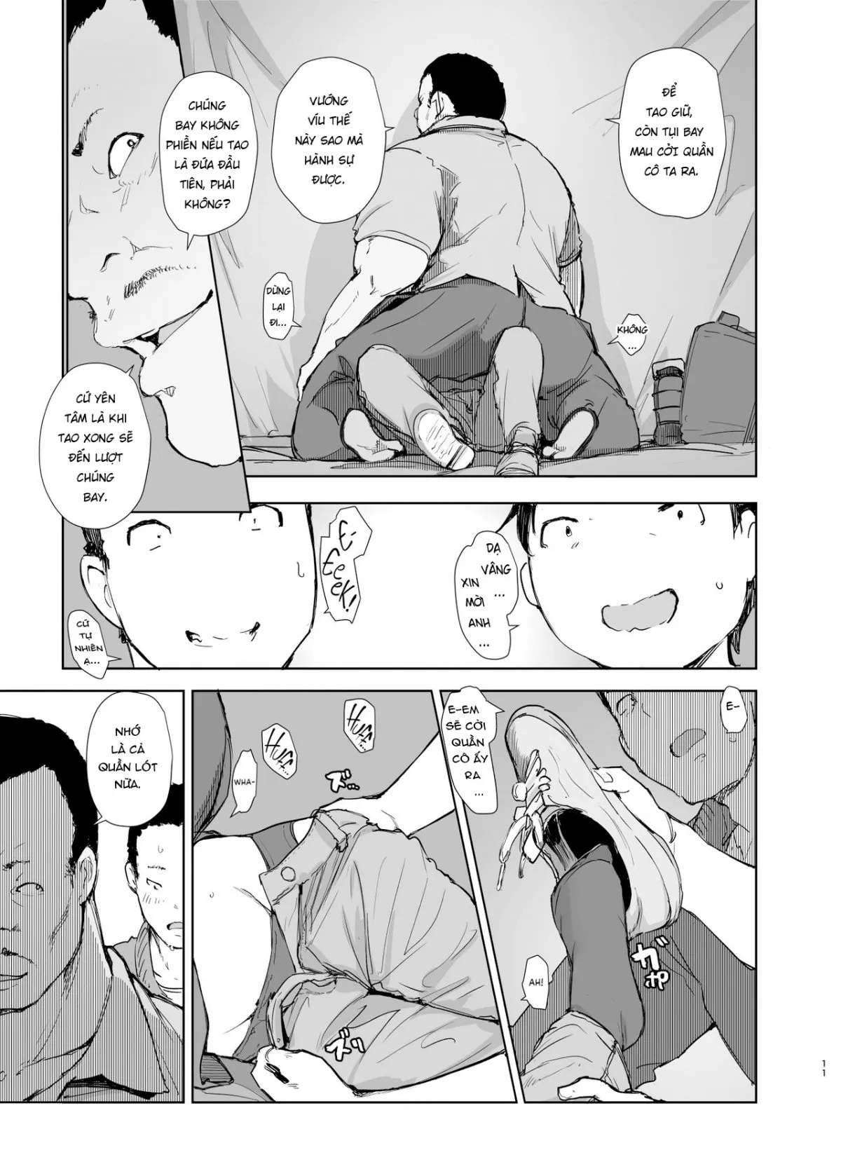HentaiVN.net - Ảnh 10 - Sakura Camp [Arakureta Monotachi] - Oneshot