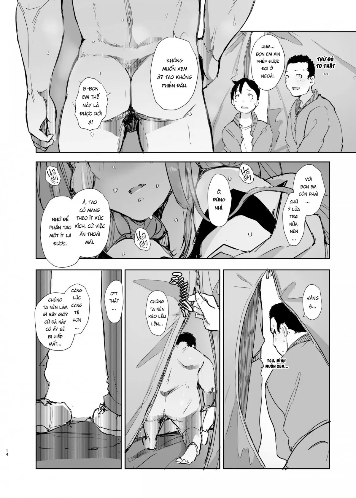 HentaiVN.net - Ảnh 13 - Sakura Camp [Arakureta Monotachi] - Oneshot