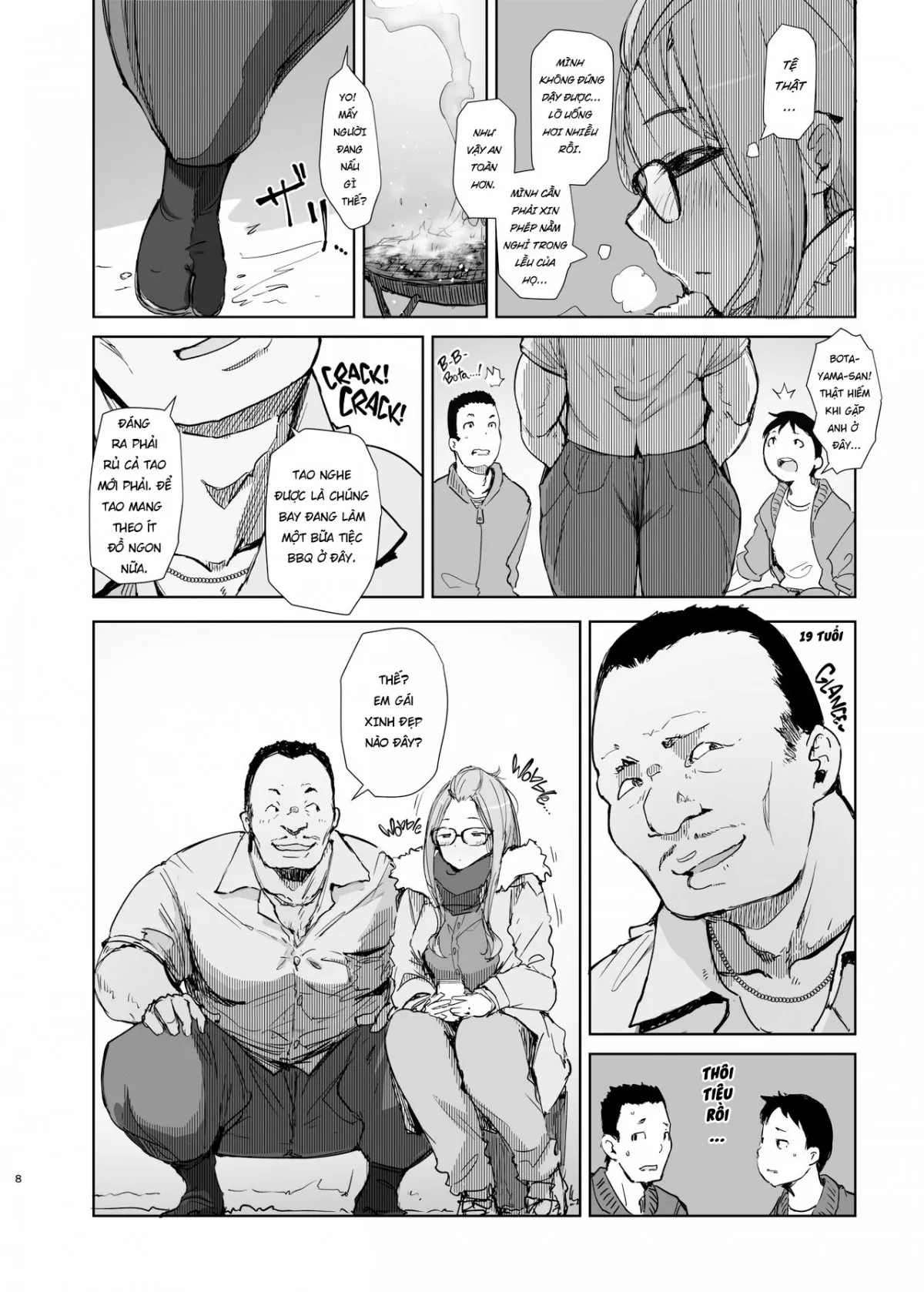 HentaiVN.net - Ảnh 7 - Sakura Camp [Arakureta Monotachi] - Oneshot