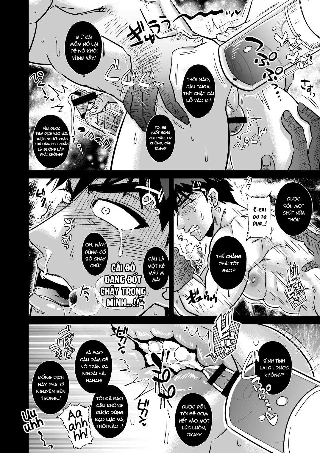 HentaiVN.net - Ảnh 12 - Fukusuu Mob Oji-san ni Choukyou Sareru Kagami Taiga - Chap 1