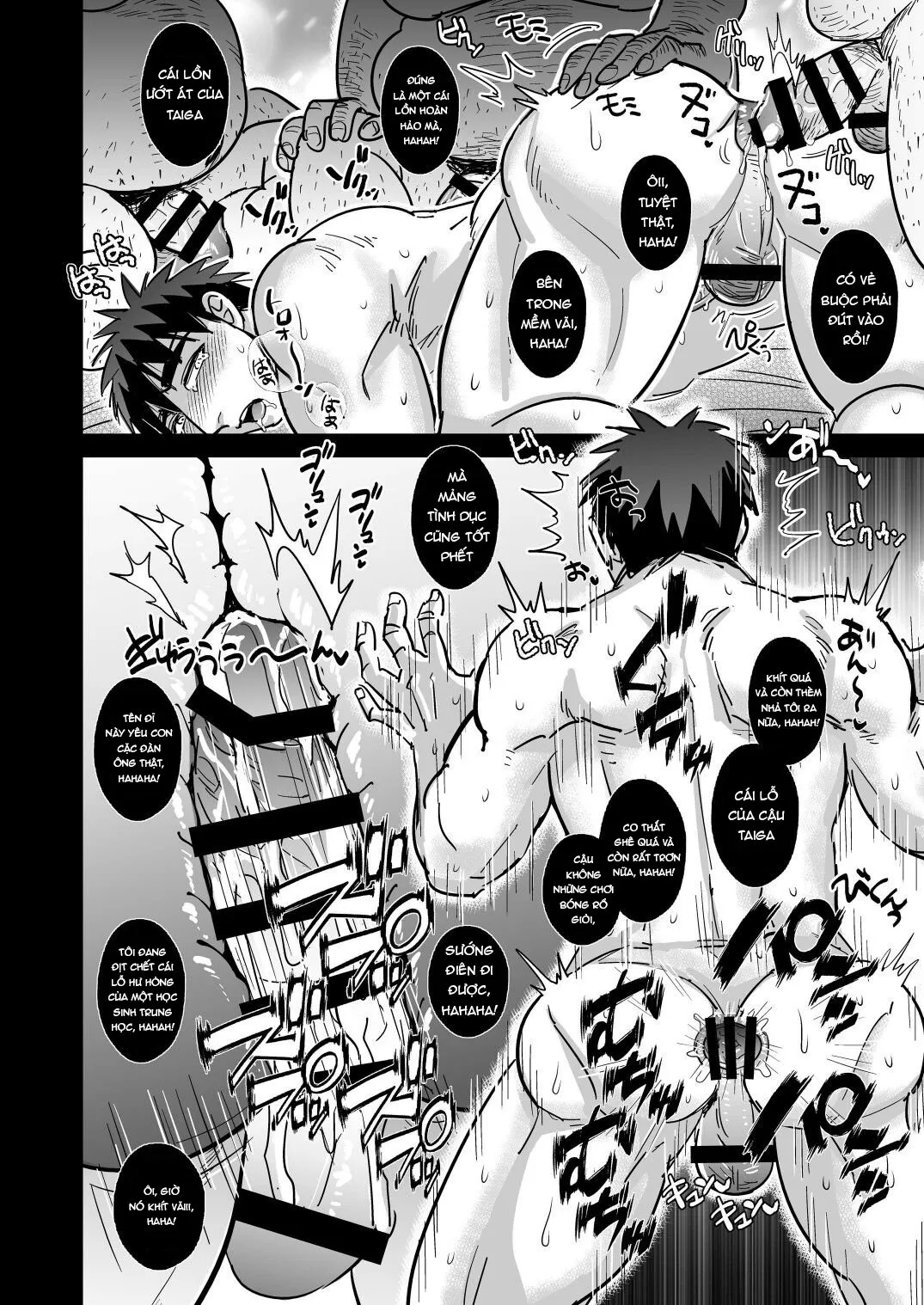 HentaiVN.net - Ảnh 14 - Fukusuu Mob Oji-san ni Choukyou Sareru Kagami Taiga - Chap 1