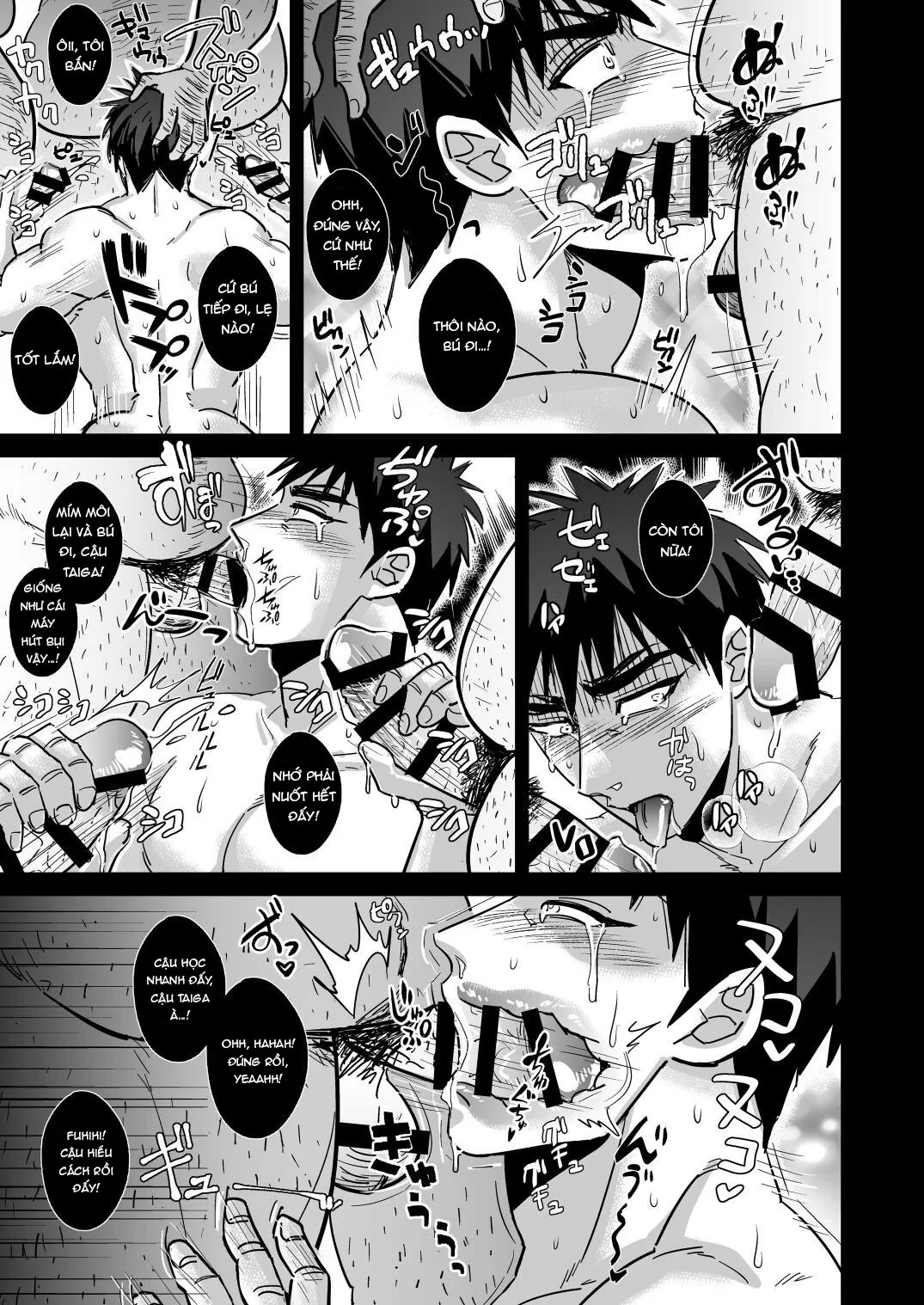 HentaiVN.net - Ảnh 17 - Fukusuu Mob Oji-san ni Choukyou Sareru Kagami Taiga - Chap 1