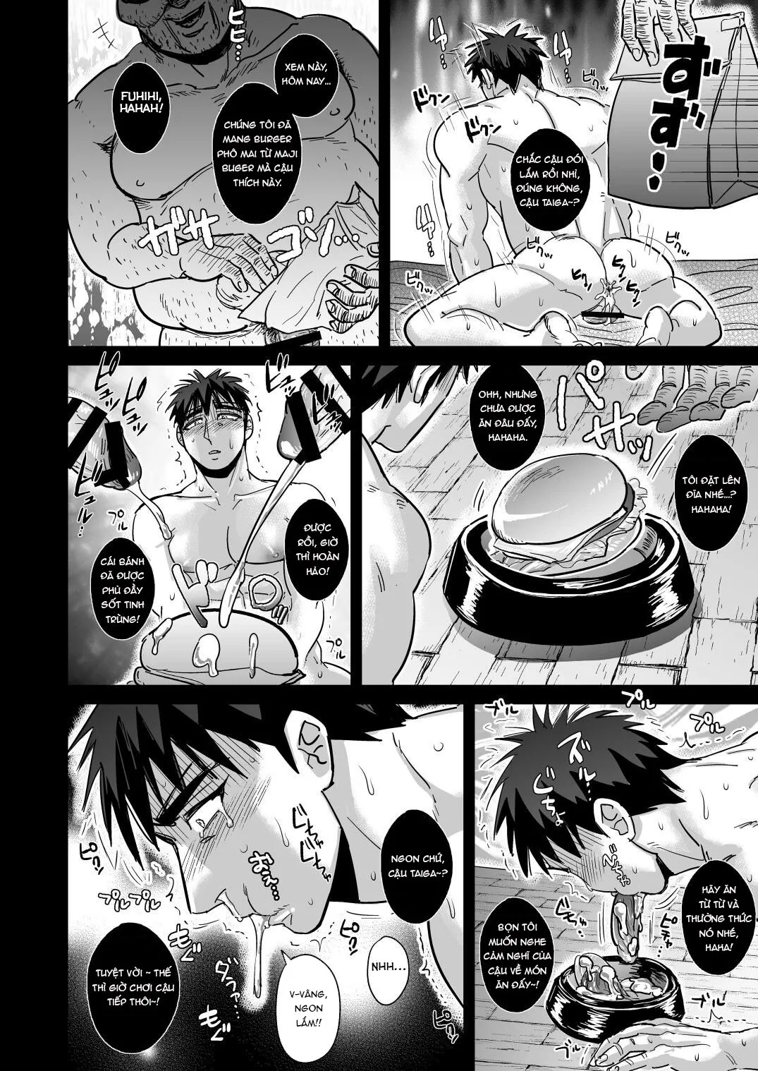 HentaiVN.net - Ảnh 18 - Fukusuu Mob Oji-san ni Choukyou Sareru Kagami Taiga - Chap 1