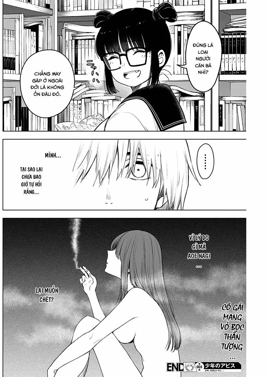 HentaiVN.net - Ảnh 17 - Shounen no Abyss [The World End Boy Meets Girl; 少年のアビス] - Chap 5: Người đàn ông có vấn đề