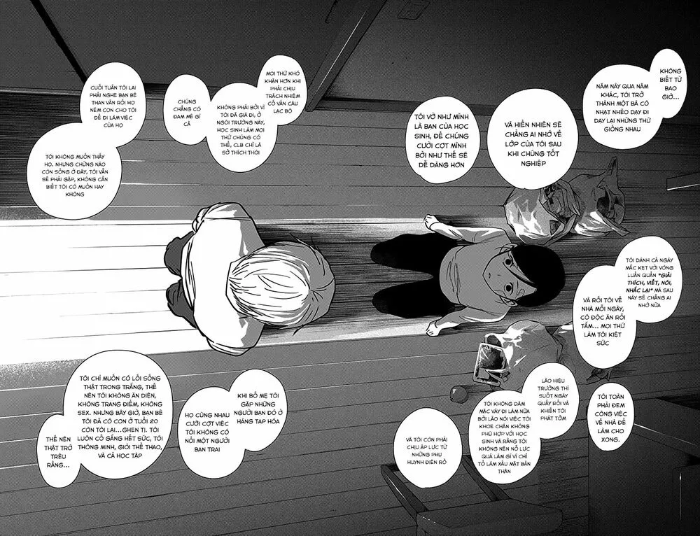 HentaiVN.net - Ảnh 11 - Shounen no Abyss [The World End Boy Meets Girl; 少年のアビス] - Chap 12: Người lớn trong thành phố ấy