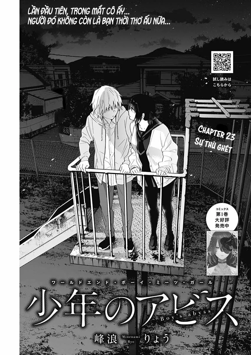 HentaiVN.net - Ảnh 3 - Shounen no Abyss [The World End Boy Meets Girl; 少年のアビス] - Chap 23: Sự thù ghét