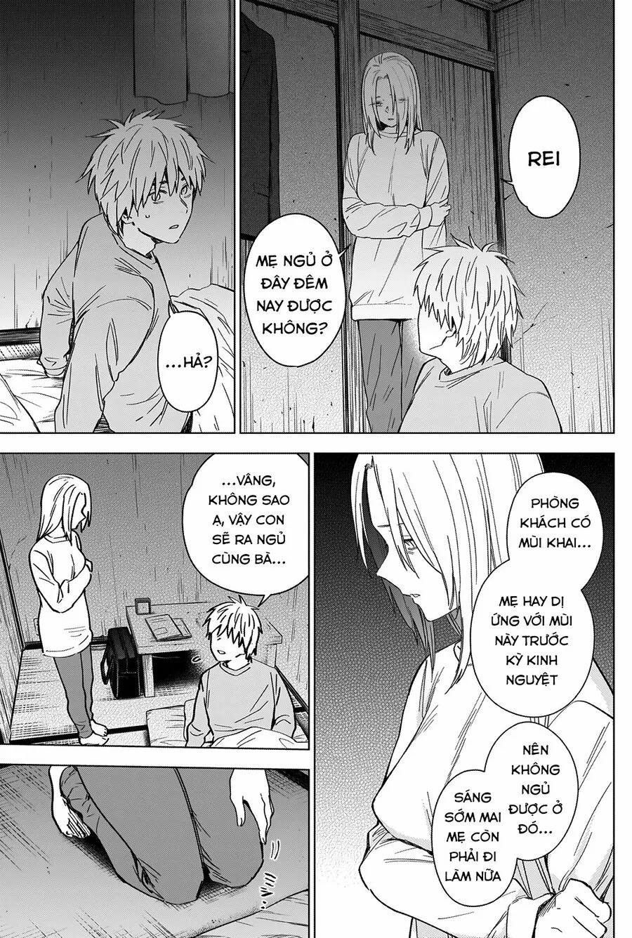 HentaiVN.net - Ảnh 7 - Shounen no Abyss [The World End Boy Meets Girl; 少年のアビス] - Chap 35: Đêm với mẹ