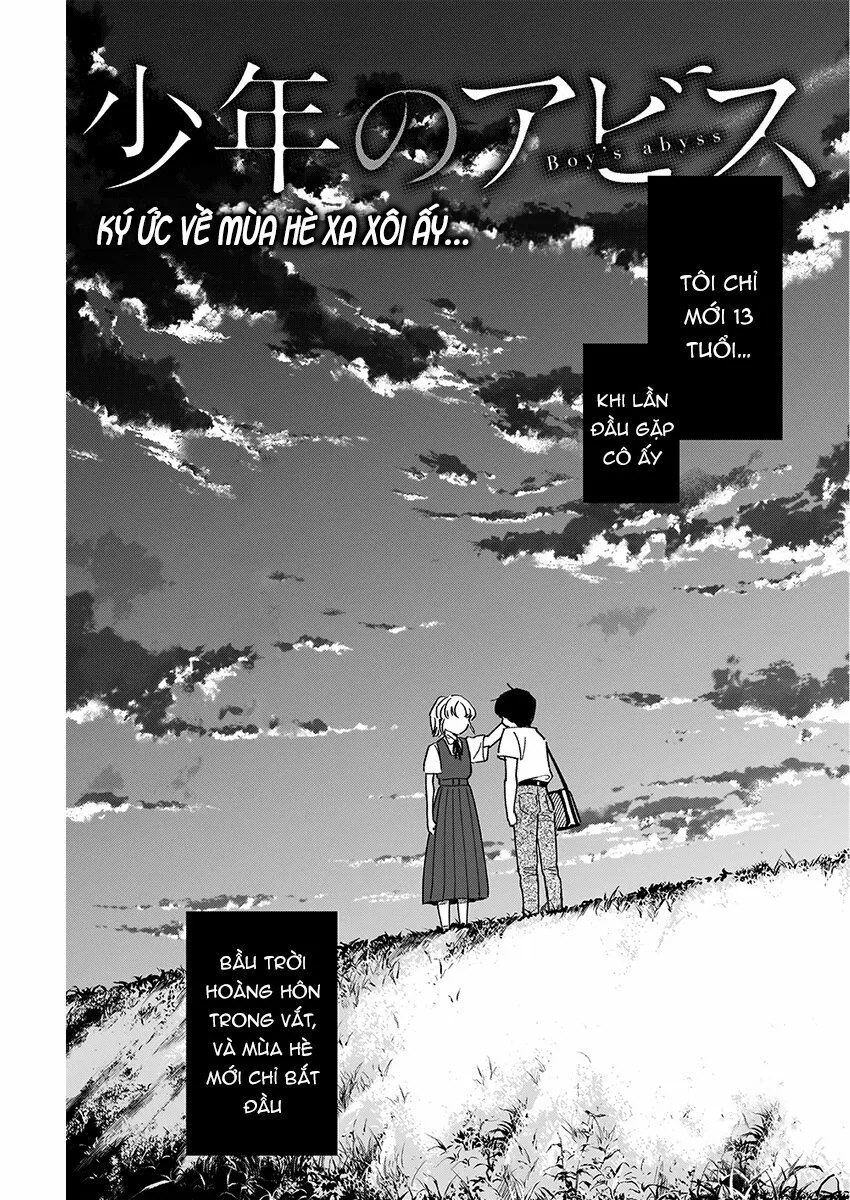 HentaiVN.net - Ảnh 3 - Shounen no Abyss [The World End Boy Meets Girl; 少年のアビス] - Chap 50: Tình đầu