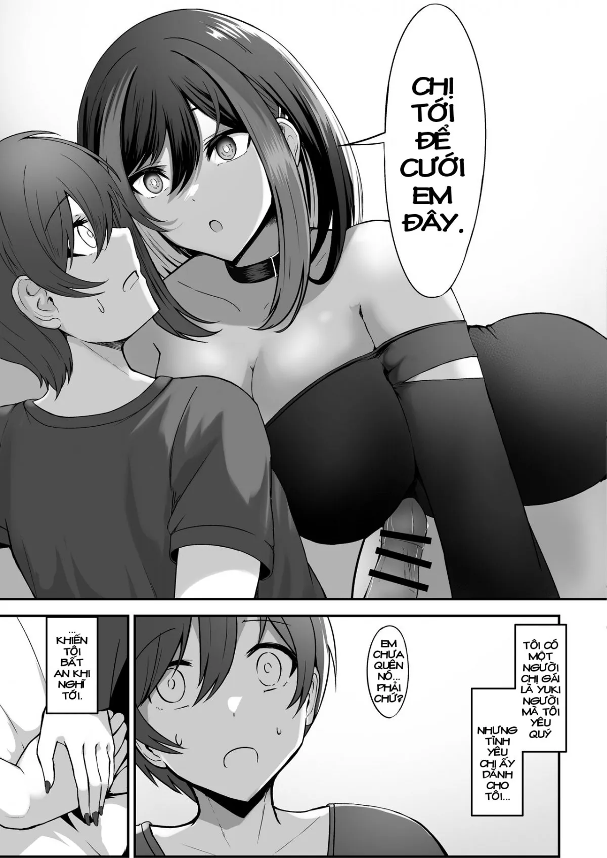 HentaiVN.net - Ảnh 5 - Chuyện Tôi Được Chị Gái Của Mình Cầu Hôn [地雷系姉ちゃんに求婚される話; Jiraikei Nee-chan ni Kyuukon Sareru Hanashi;] - Oneshot
