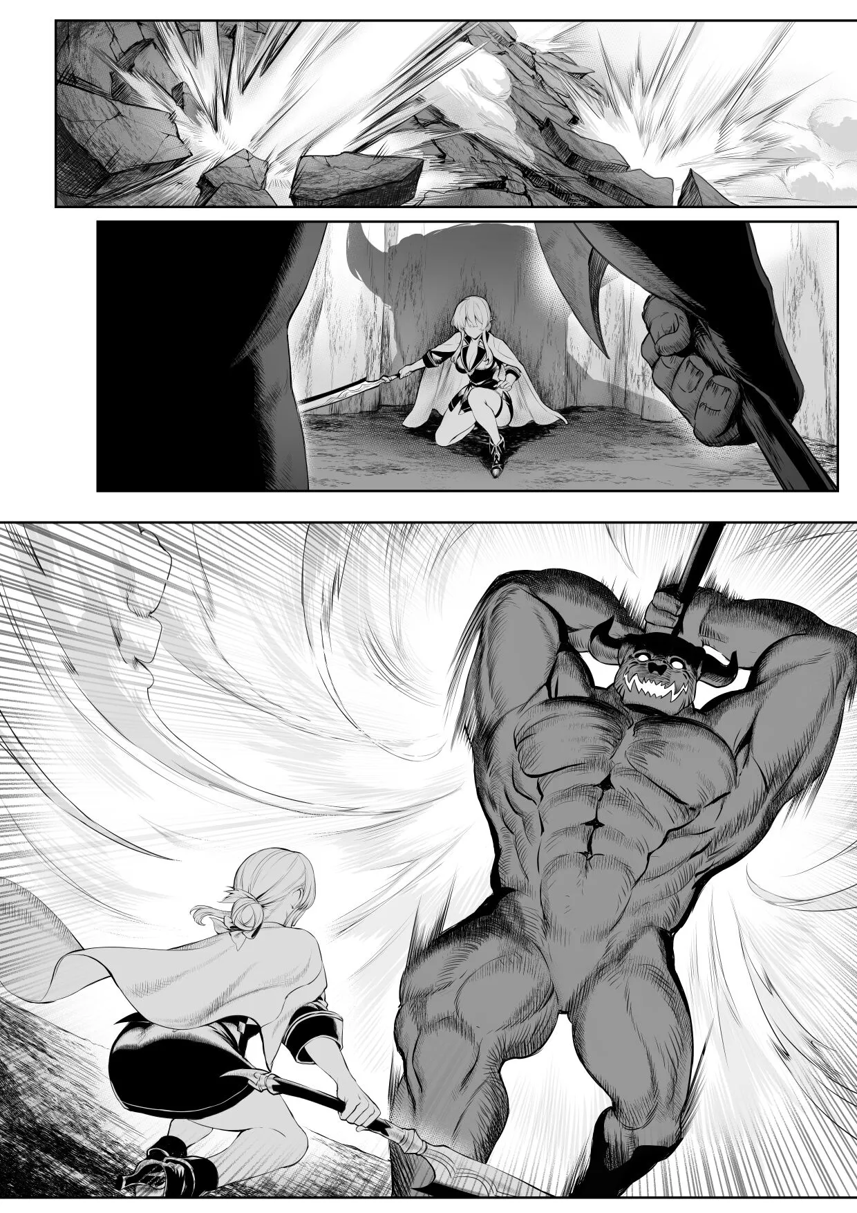 HentaiVN.net - Ảnh 15 - Câu chuyện về những thiếu nữ chiến tranh! ~Nữ Samurai~ [Ikusa Otome to Ikusa Goto!; 戦乙女といくさごと!] - ~Nữ Thánh kỵ sĩ~ Nửa đầu