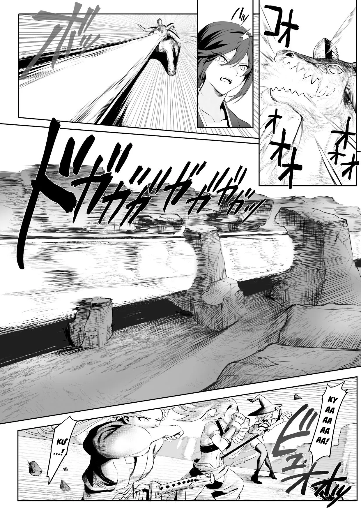 HentaiVN.net - Ảnh 27 - Câu chuyện về những thiếu nữ chiến tranh! ~Nữ Samurai~ [Ikusa Otome to Ikusa Goto!; 戦乙女といくさごと!] - ~Nữ Thánh kỵ sĩ~ Nửa đầu