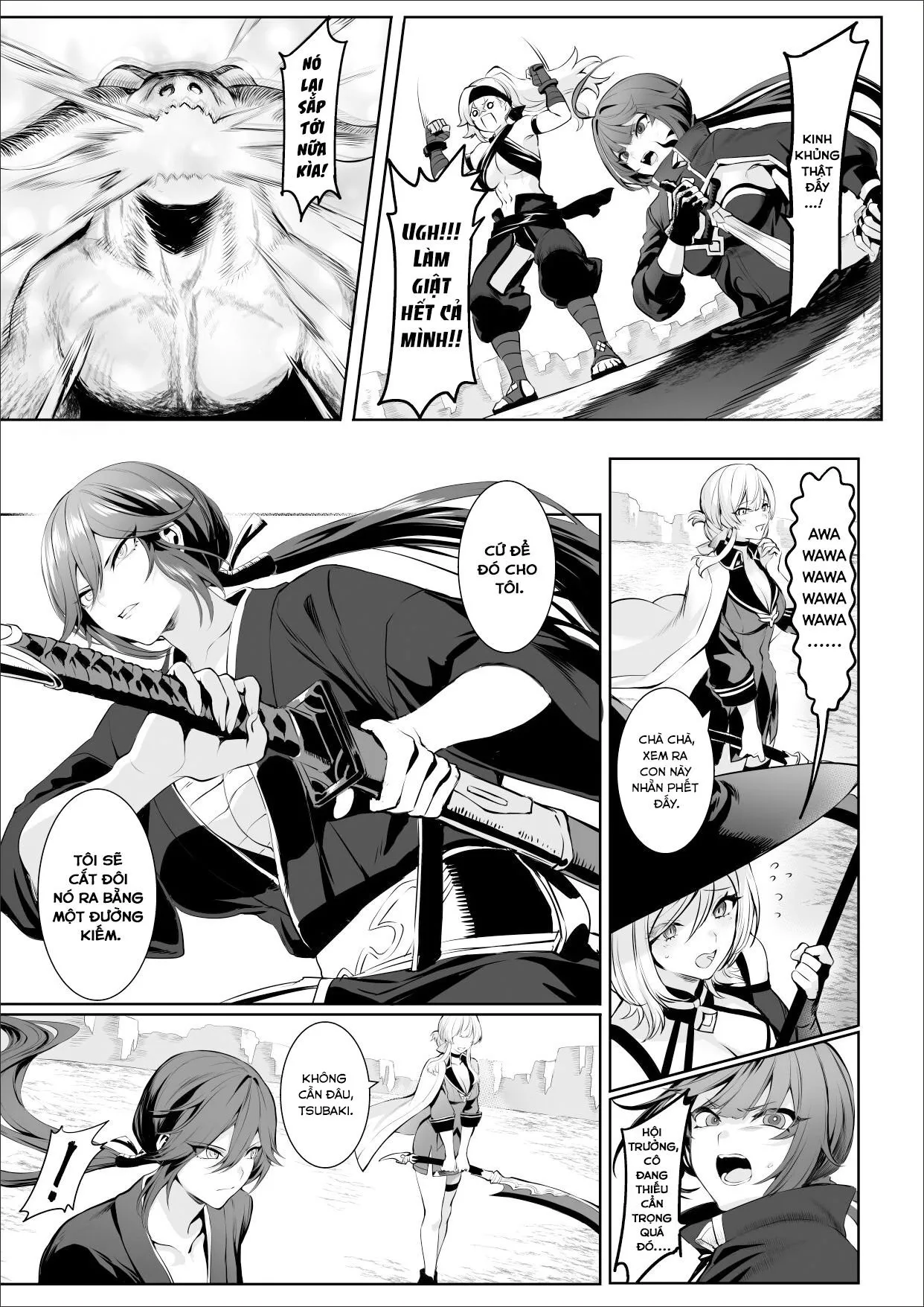 HentaiVN.net - Ảnh 28 - Câu chuyện về những thiếu nữ chiến tranh! ~Nữ Samurai~ [Ikusa Otome to Ikusa Goto!; 戦乙女といくさごと!] - ~Nữ Thánh kỵ sĩ~ Nửa đầu