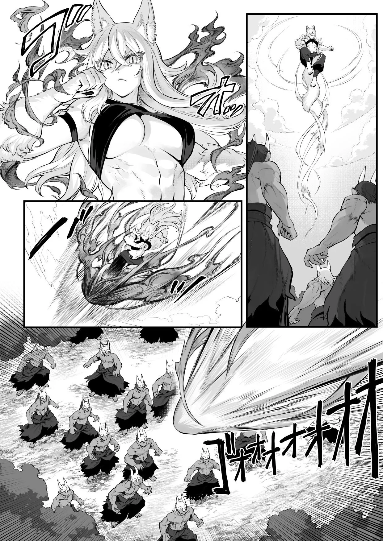 HentaiVN.net - Ảnh 42 - Câu chuyện về những thiếu nữ chiến tranh! ~Nữ Samurai~ [Ikusa Otome to Ikusa Goto!; 戦乙女といくさごと!] - ~Nữ Samurai~ Nửa đầu