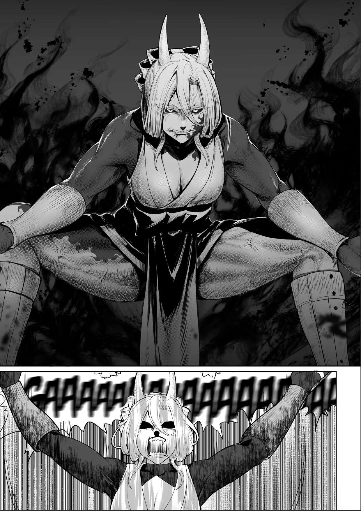 HentaiVN.net - Ảnh 95 - Câu chuyện về những thiếu nữ chiến tranh! ~Nữ Samurai~ [Ikusa Otome to Ikusa Goto!; 戦乙女といくさごと!] - ~Nữ Samurai~ Nửa đầu