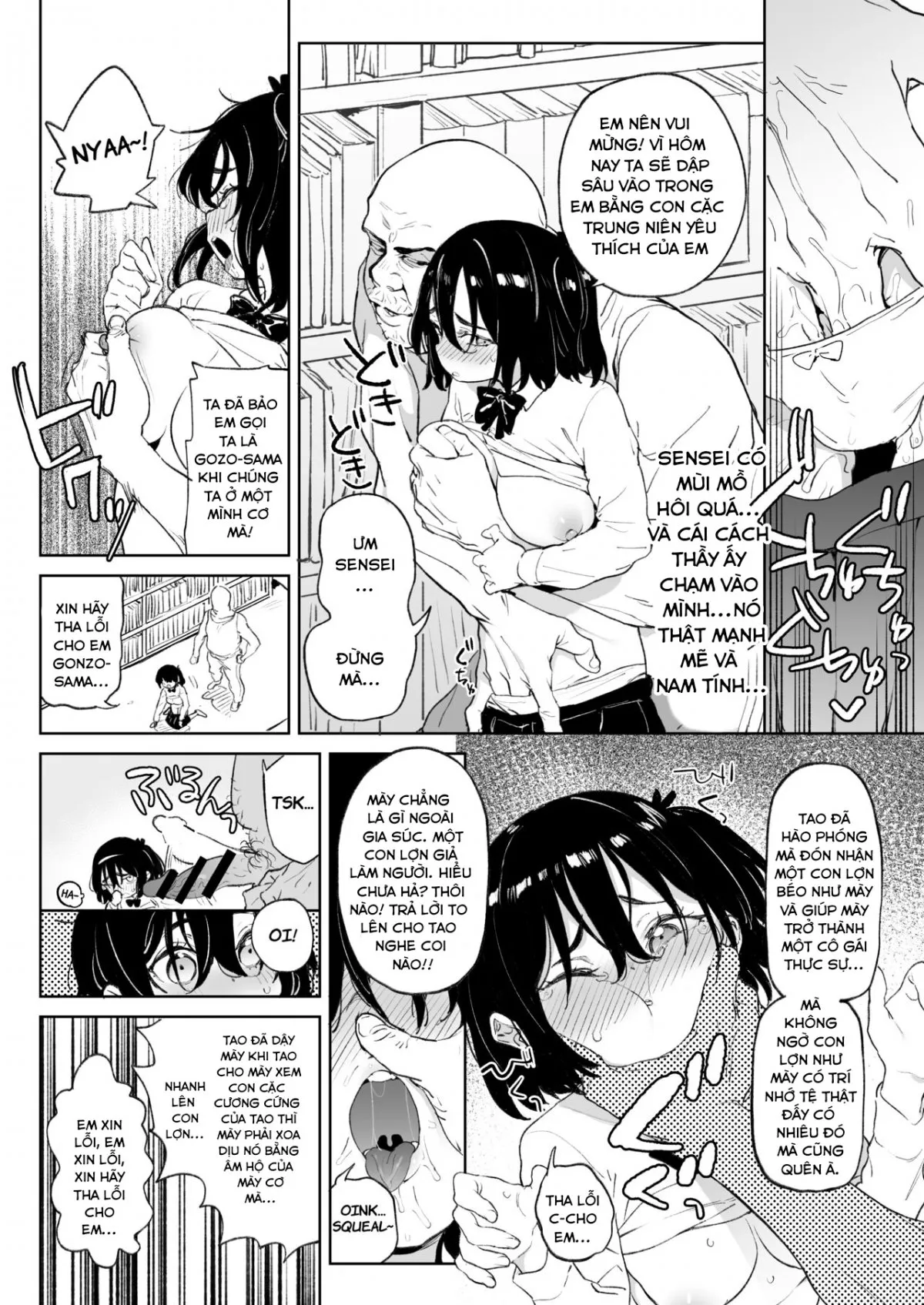 HentaiVN.net - Ảnh 5 - At the end of the day, both cheerful girls and meek girls are, in front of cock, nothing but females [Genki na Musume ...] - Oneshot