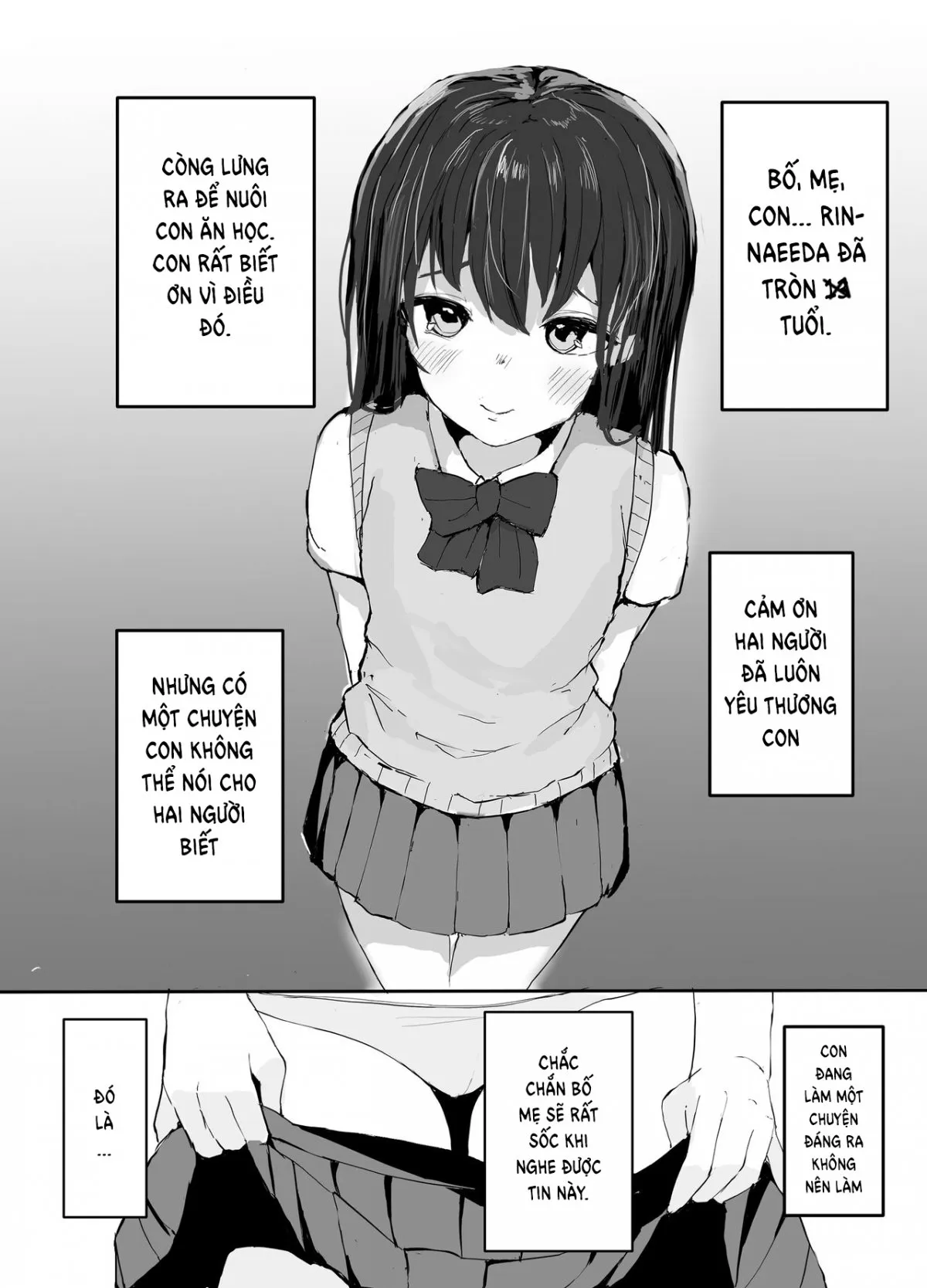 HentaiVN.net - Ảnh 3 - Làm Chuyện Đó Cùng Ông Chú Hàng Xóm [Oji-san to Icha Love Seikou Nikki] - Oneshot