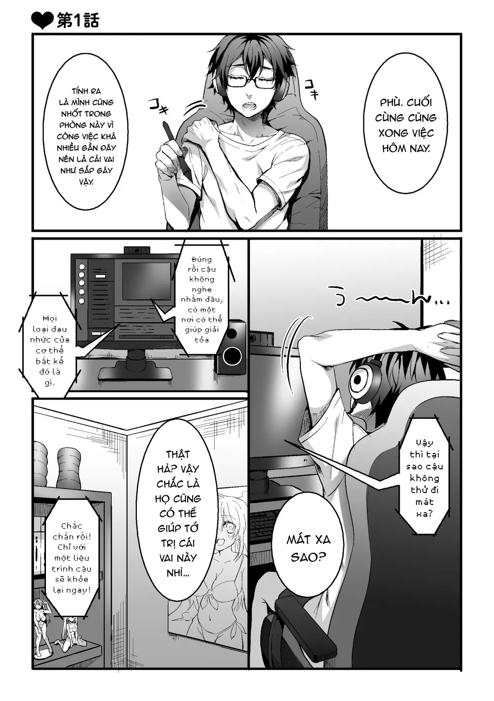 HentaiVN.net - Ảnh 3 - Etsuraku Massage e Youkoso - Chap 1