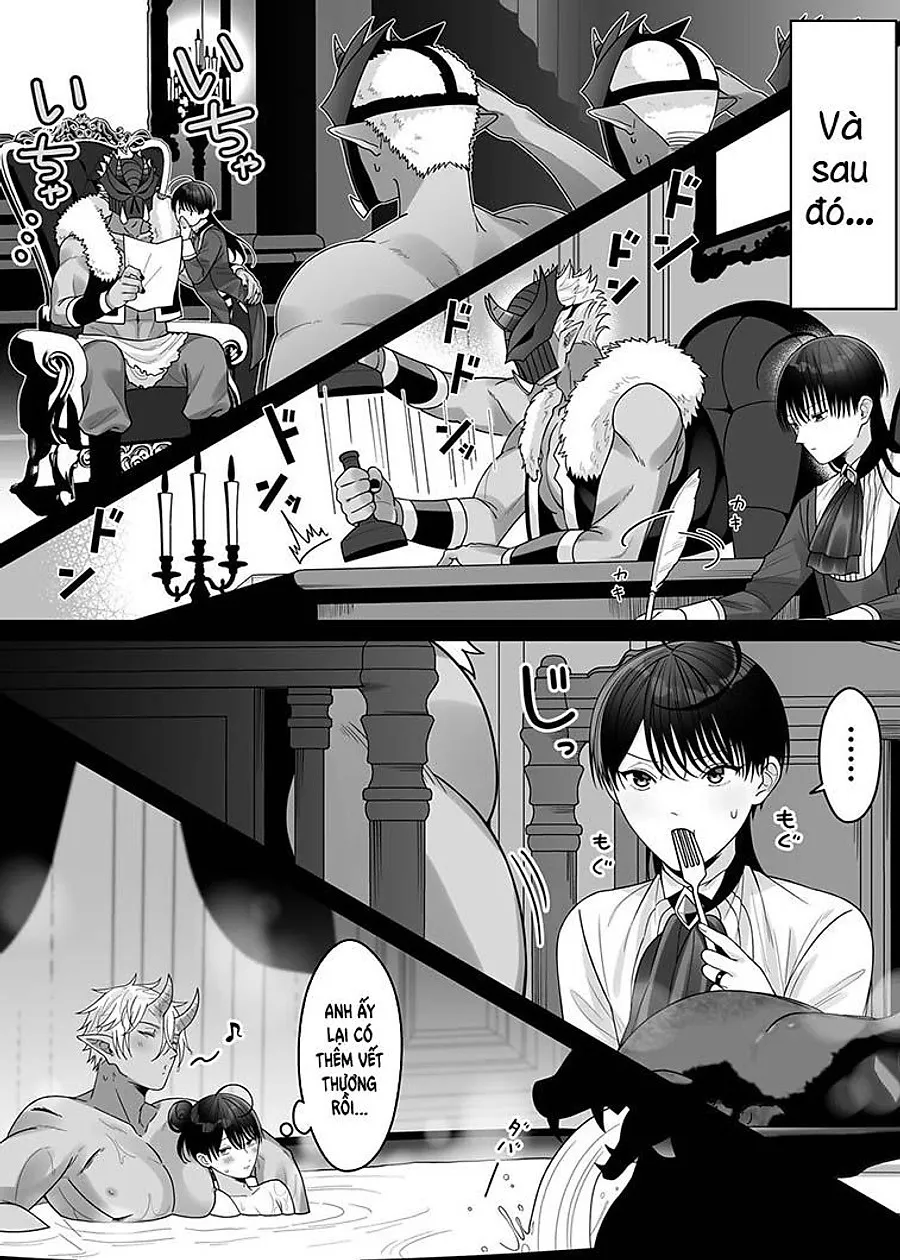 HentaiVN.net - Ảnh 14 - Orc no naedoko ni ochitakedo aisa re sugite chou shiawasedesu! - Chap 1
