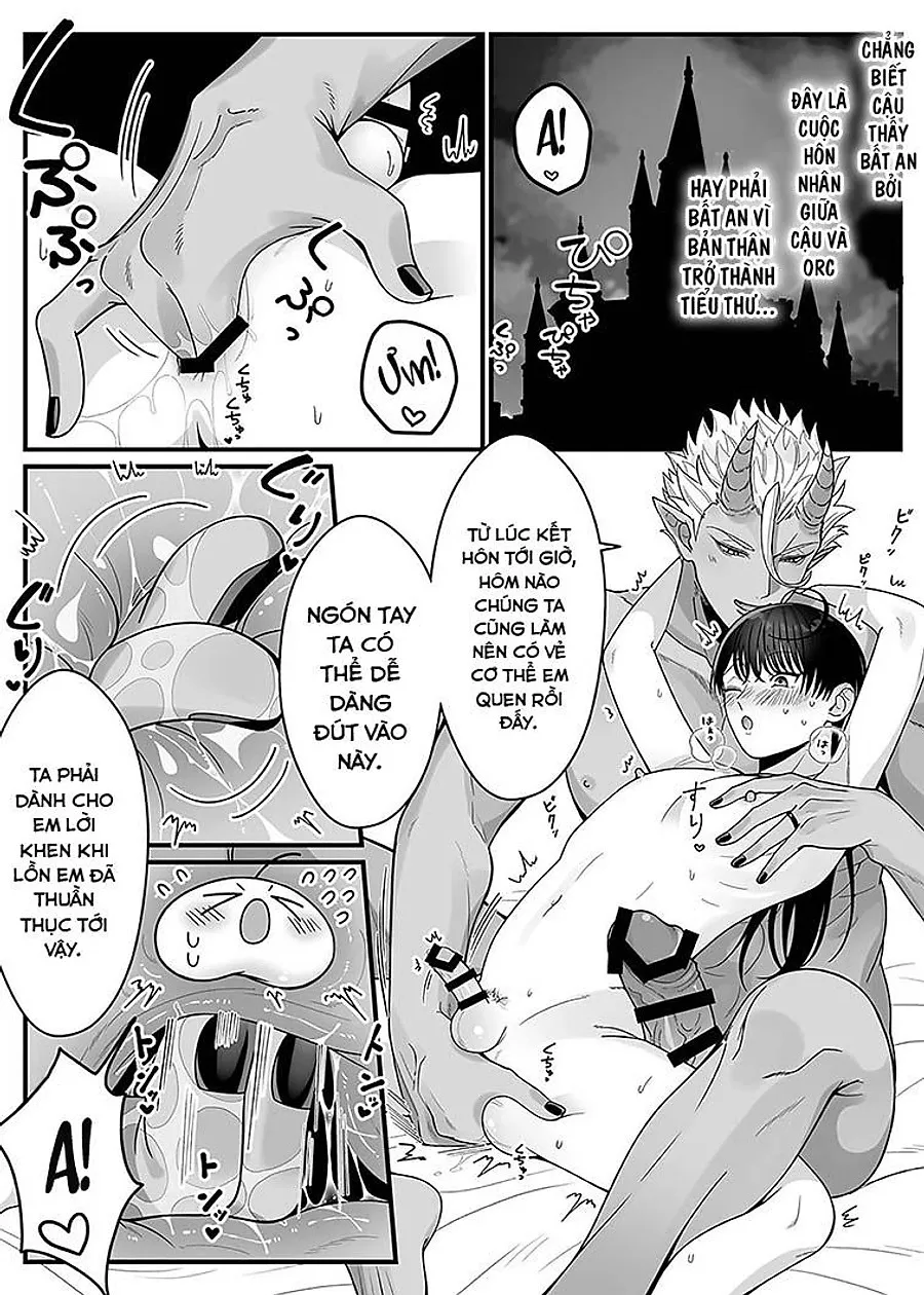HentaiVN.net - Ảnh 7 - Orc no naedoko ni ochitakedo aisa re sugite chou shiawasedesu! - Chap 1