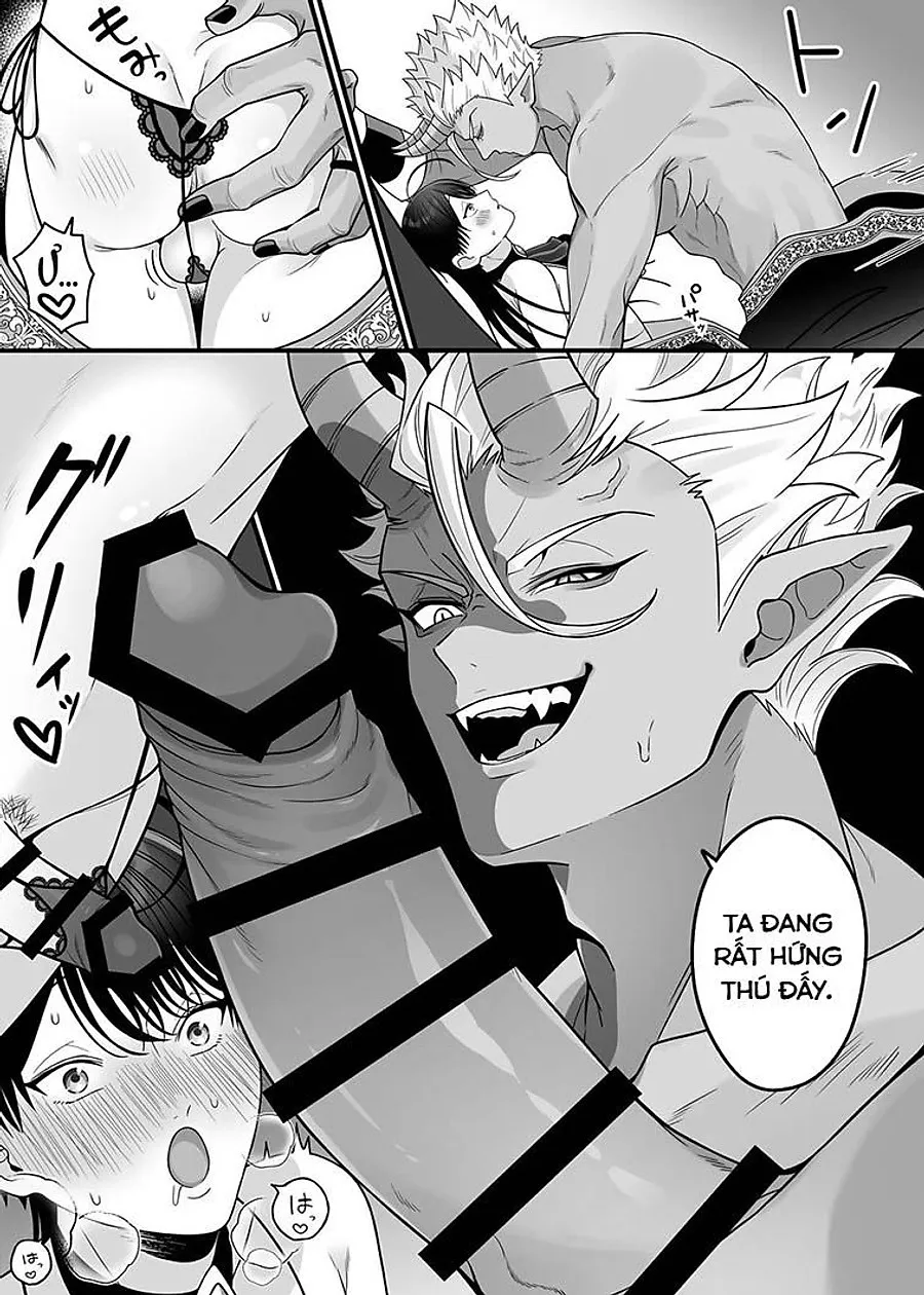 HentaiVN.net - Ảnh 11 - Orc no naedoko ni ochitakedo aisa re sugite chou shiawasedesu! - Chap 2
