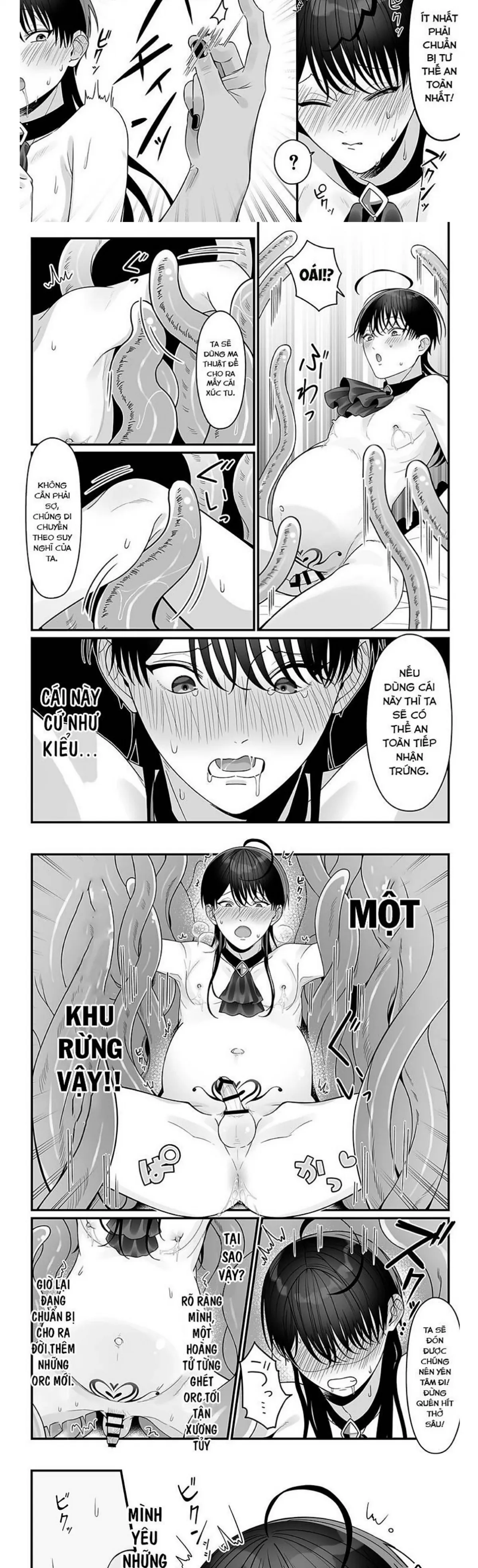 HentaiVN.net - Ảnh 5 - Orc no naedoko ni ochitakedo aisa re sugite chou shiawasedesu! - Chap 4