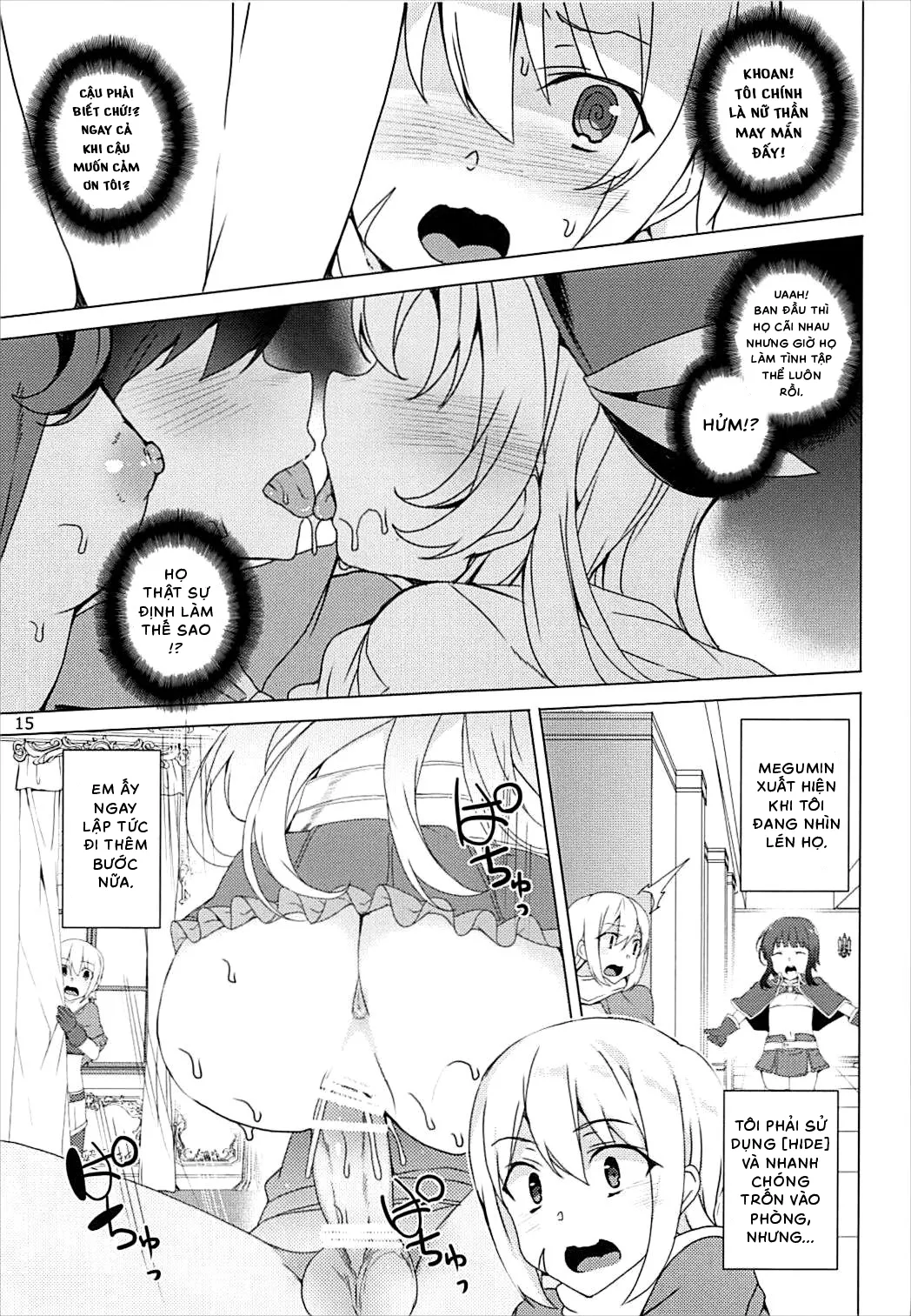 HentaiVN.net - Ảnh 14 - Sore Ike! Megumin Touzokudan | Kìa! Băng trộm của Megumin tái xuất! [それいけ!めぐみん盗賊団] - Oneshot