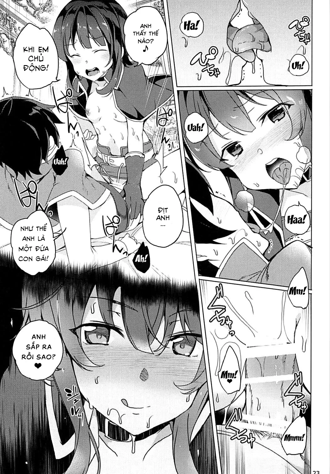 HentaiVN.net - Ảnh 22 - Sore Ike! Megumin Touzokudan | Kìa! Băng trộm của Megumin tái xuất! [それいけ!めぐみん盗賊団] - Oneshot