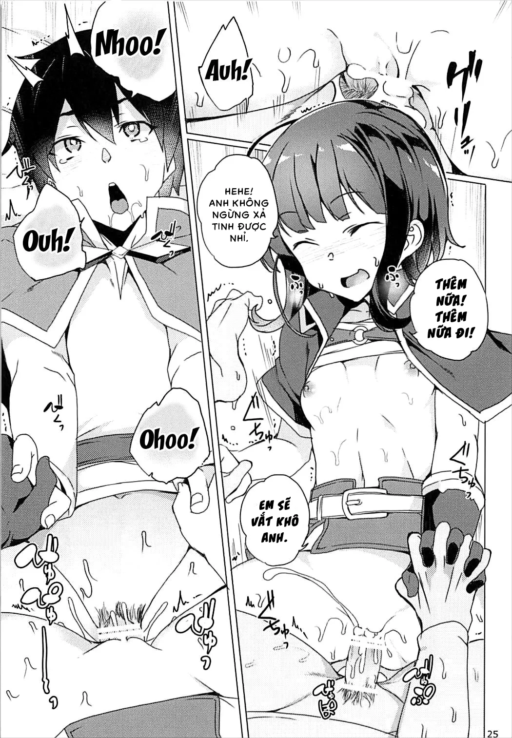HentaiVN.net - Ảnh 24 - Sore Ike! Megumin Touzokudan | Kìa! Băng trộm của Megumin tái xuất! [それいけ!めぐみん盗賊団] - Oneshot