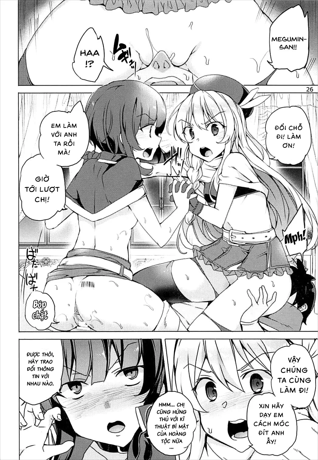 HentaiVN.net - Ảnh 25 - Sore Ike! Megumin Touzokudan | Kìa! Băng trộm của Megumin tái xuất! [それいけ!めぐみん盗賊団] - Oneshot