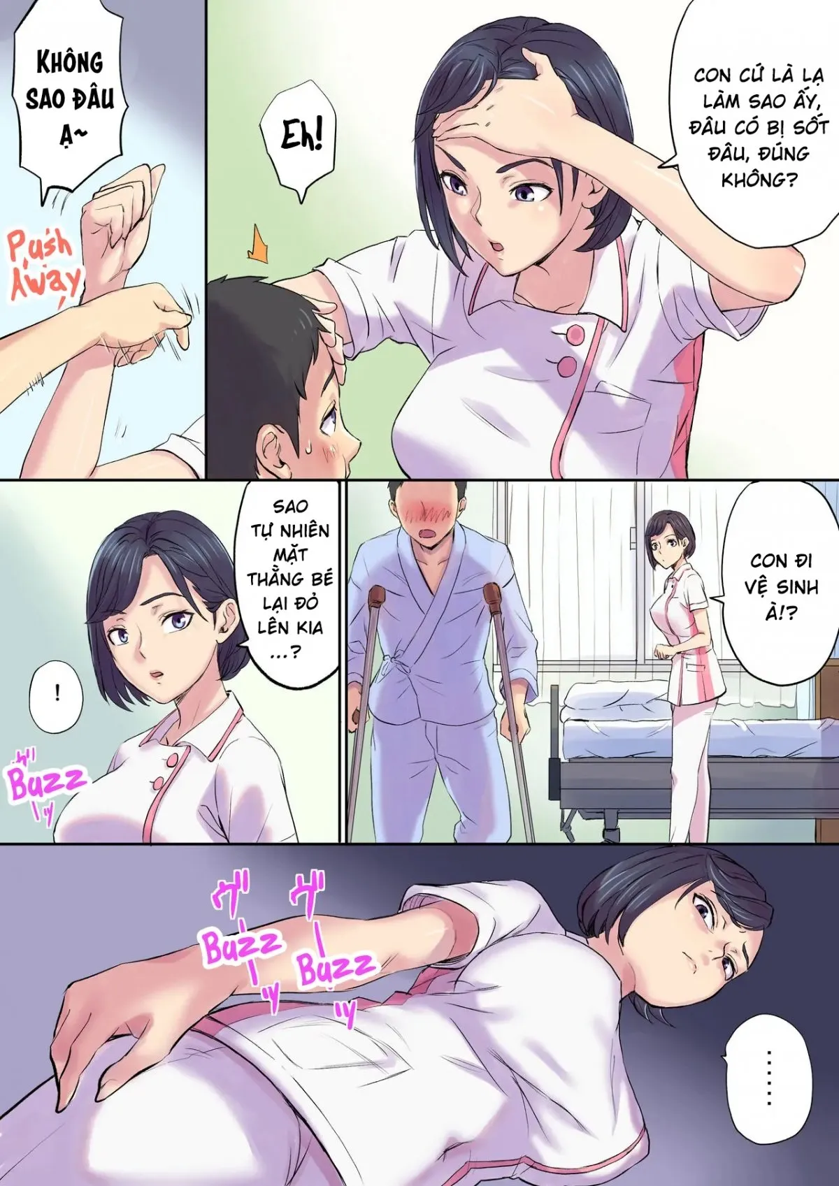 HentaiVN.net - Ảnh 35 - Tonari no Bed de Netorareru Kangoshi Jukubo [隣のベッドで寝取られる看護師熟母] - Phần 1