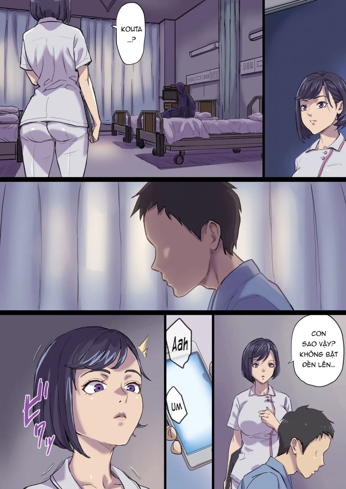 HentaiVN.net - Ảnh 33 - Tonari no Bed de Netorareru Kangoshi Jukubo [隣のベッドで寝取られる看護師熟母] - Phần 2