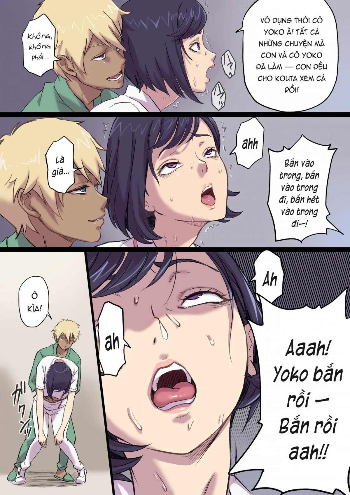 HentaiVN.net - Ảnh 36 - Tonari no Bed de Netorareru Kangoshi Jukubo [隣のベッドで寝取られる看護師熟母] - Phần 2