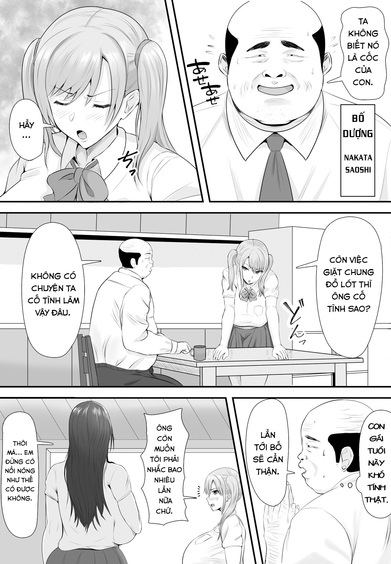HentaiVN.net - Ảnh 3 - Kyonyuu JK o Tasuketa Kereba Musume no Hadaka Atetemite [巨乳JKを助けたければ娘の裸当ててみて] - Chap 1