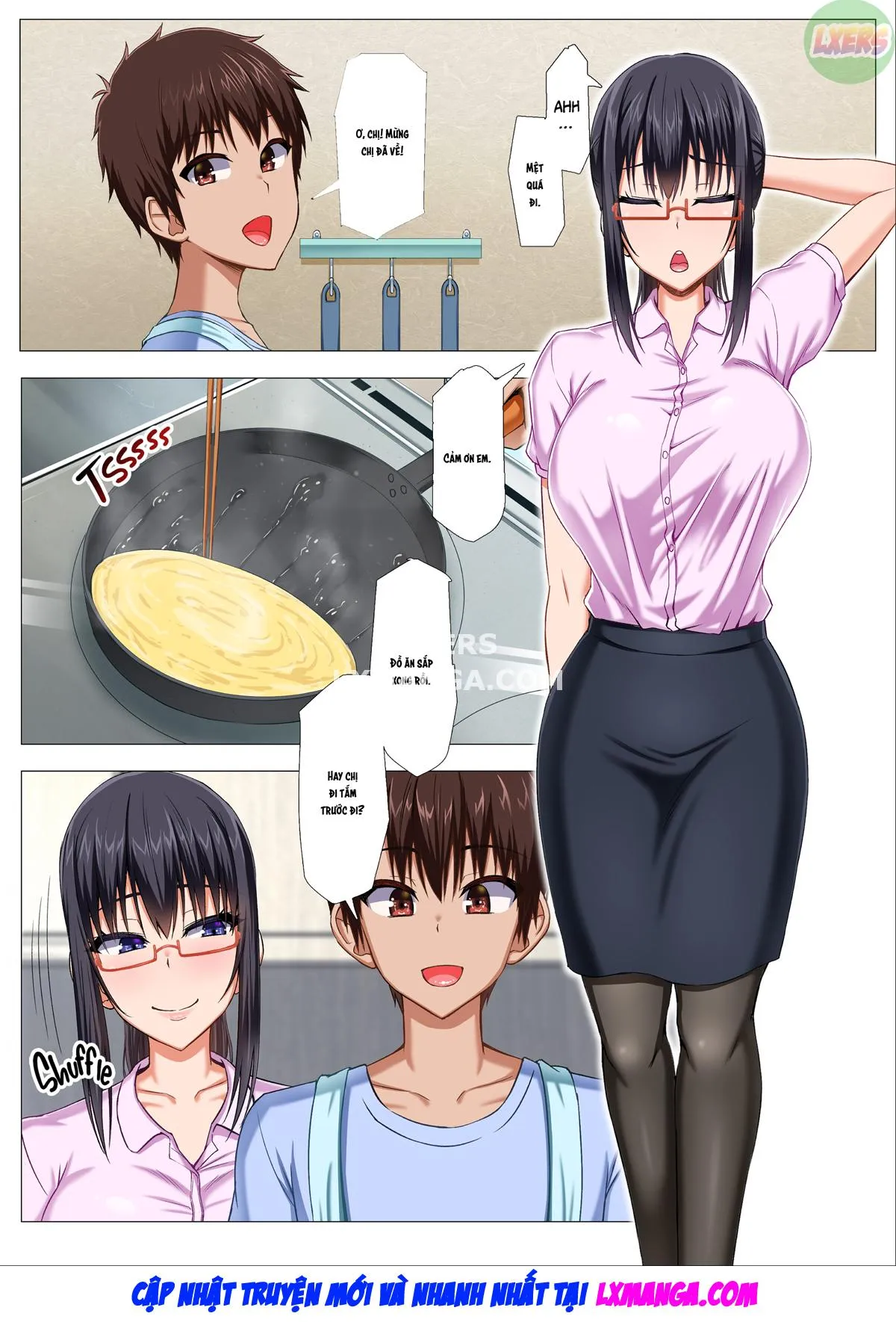 HentaiVN.net - Ảnh 5 - Boku no Nee-san ga Erosugite Komattemasu! - Oneshot