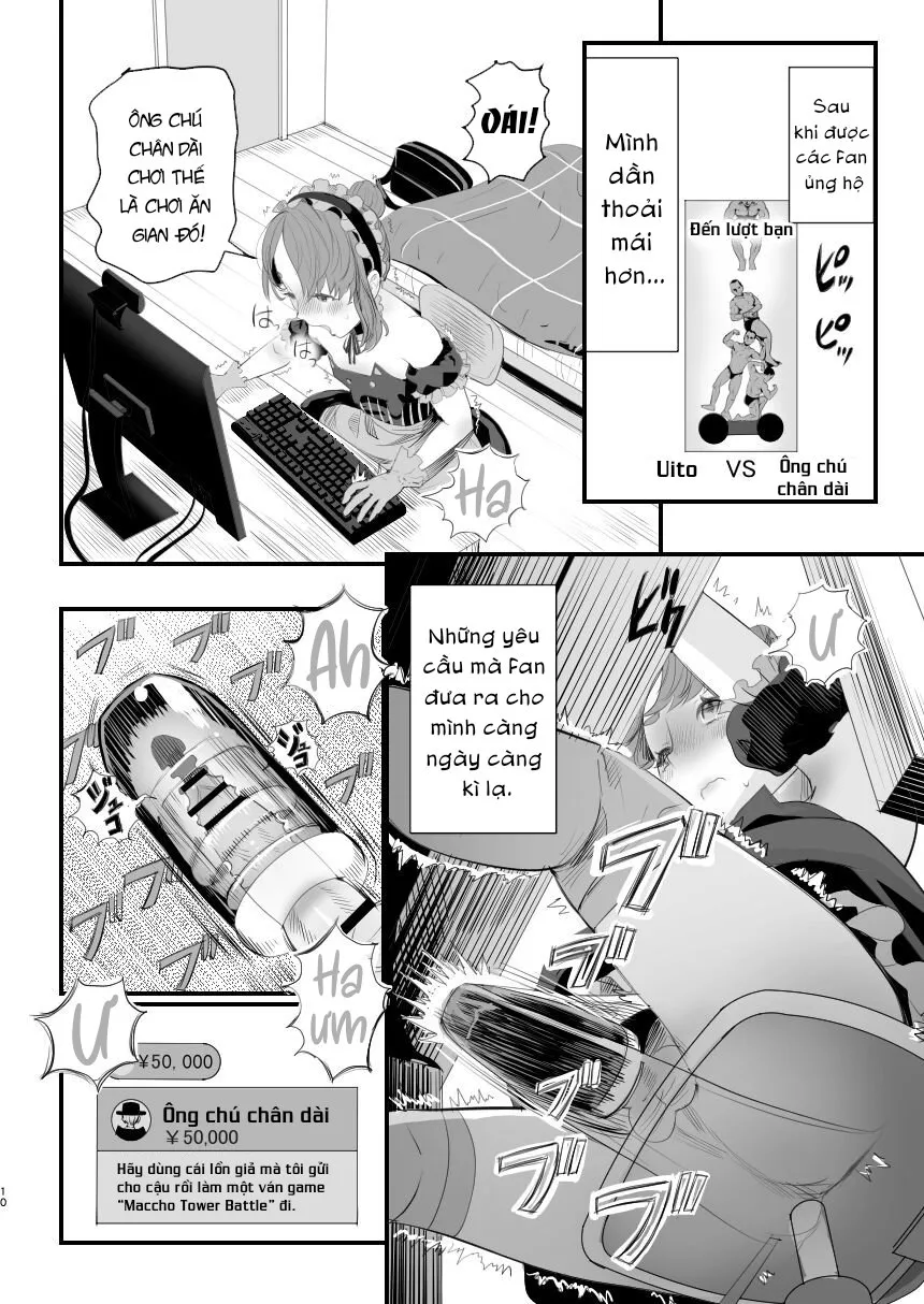 HentaiVN.net - Ảnh 11 - Otokonoko Haishinsha Nagesen ni Noserarete Hamerarechaimashita - Chap 1