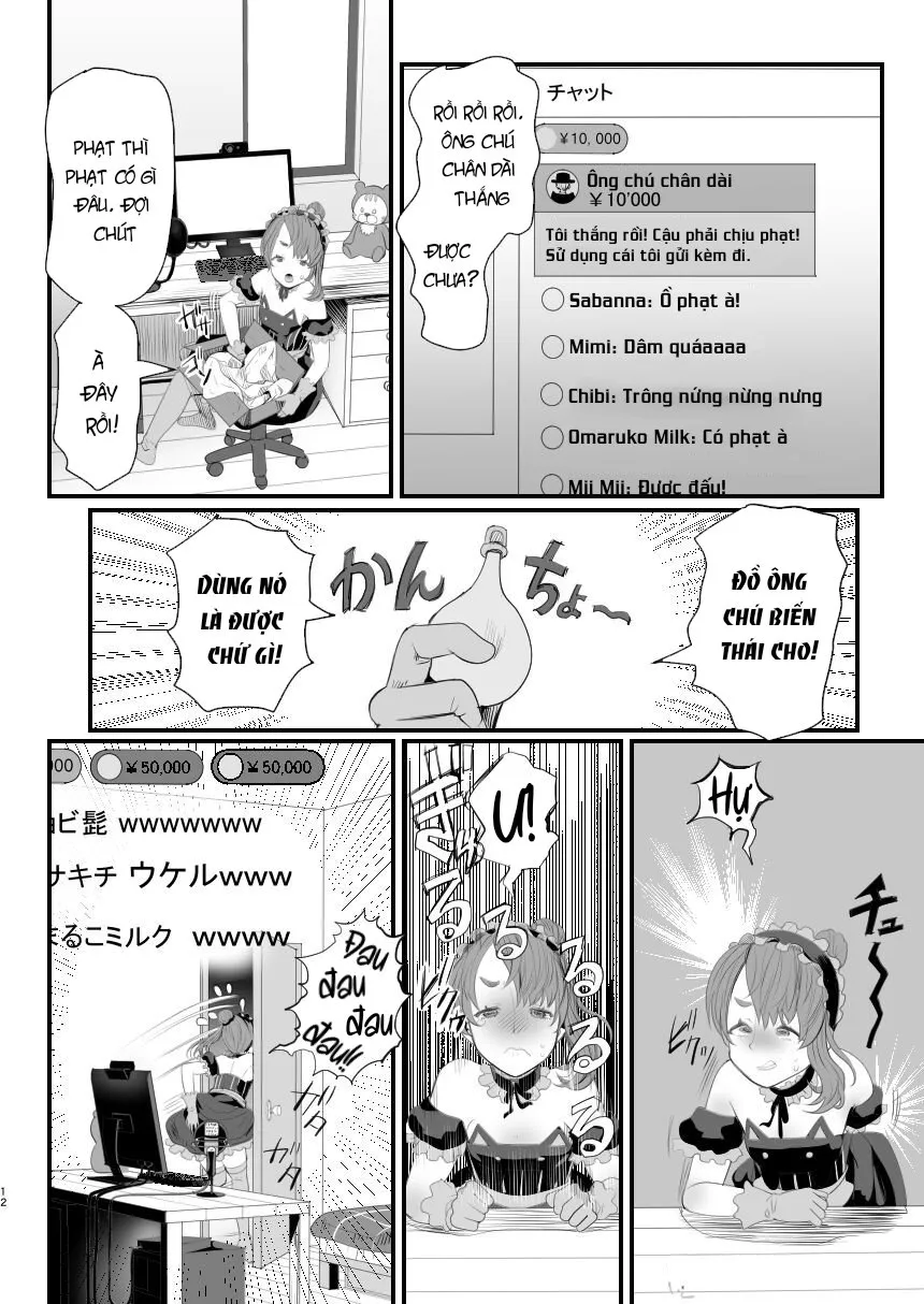 HentaiVN.net - Ảnh 13 - Otokonoko Haishinsha Nagesen ni Noserarete Hamerarechaimashita - Chap 1