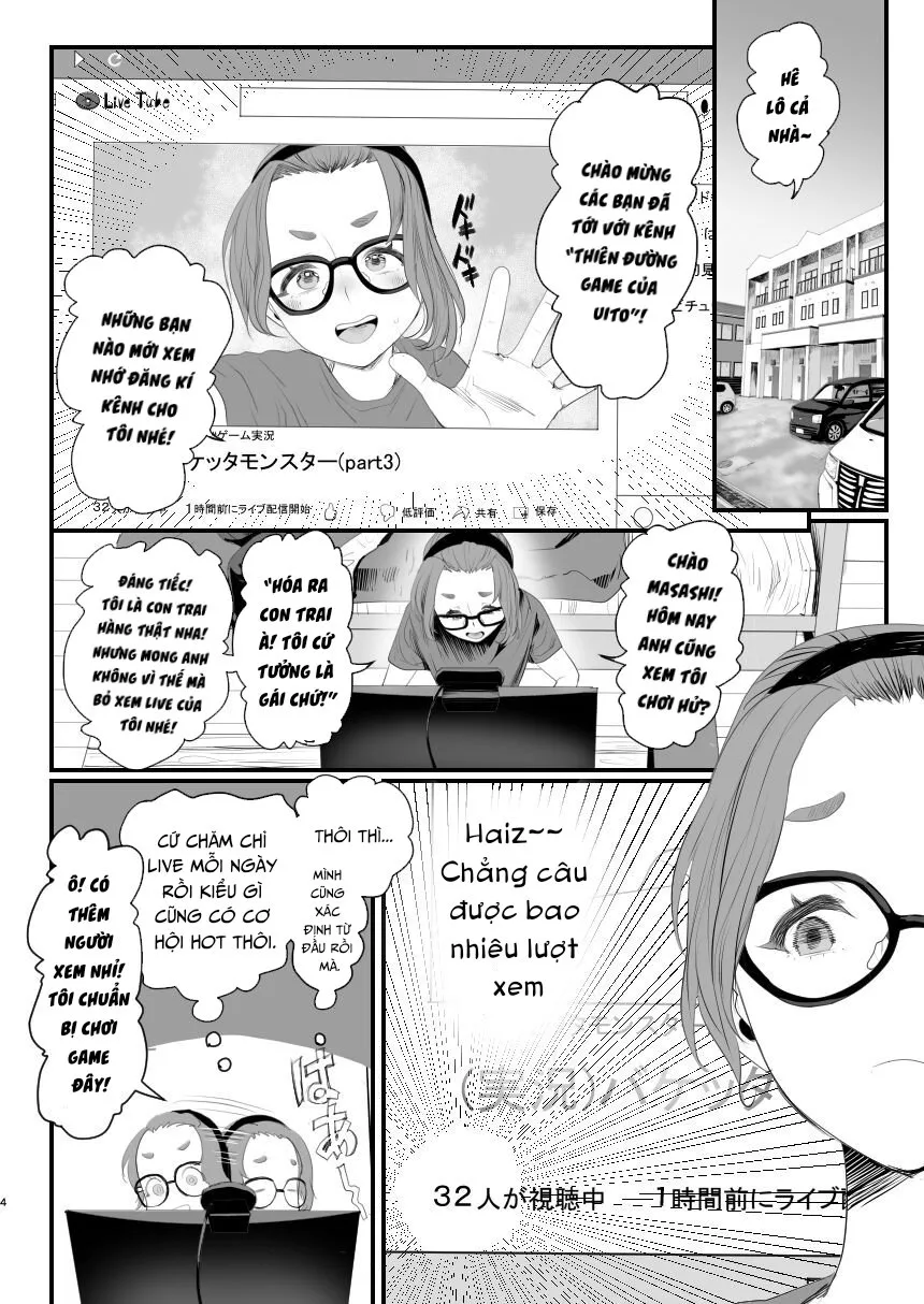 HentaiVN.net - Ảnh 5 - Otokonoko Haishinsha Nagesen ni Noserarete Hamerarechaimashita - Chap 1